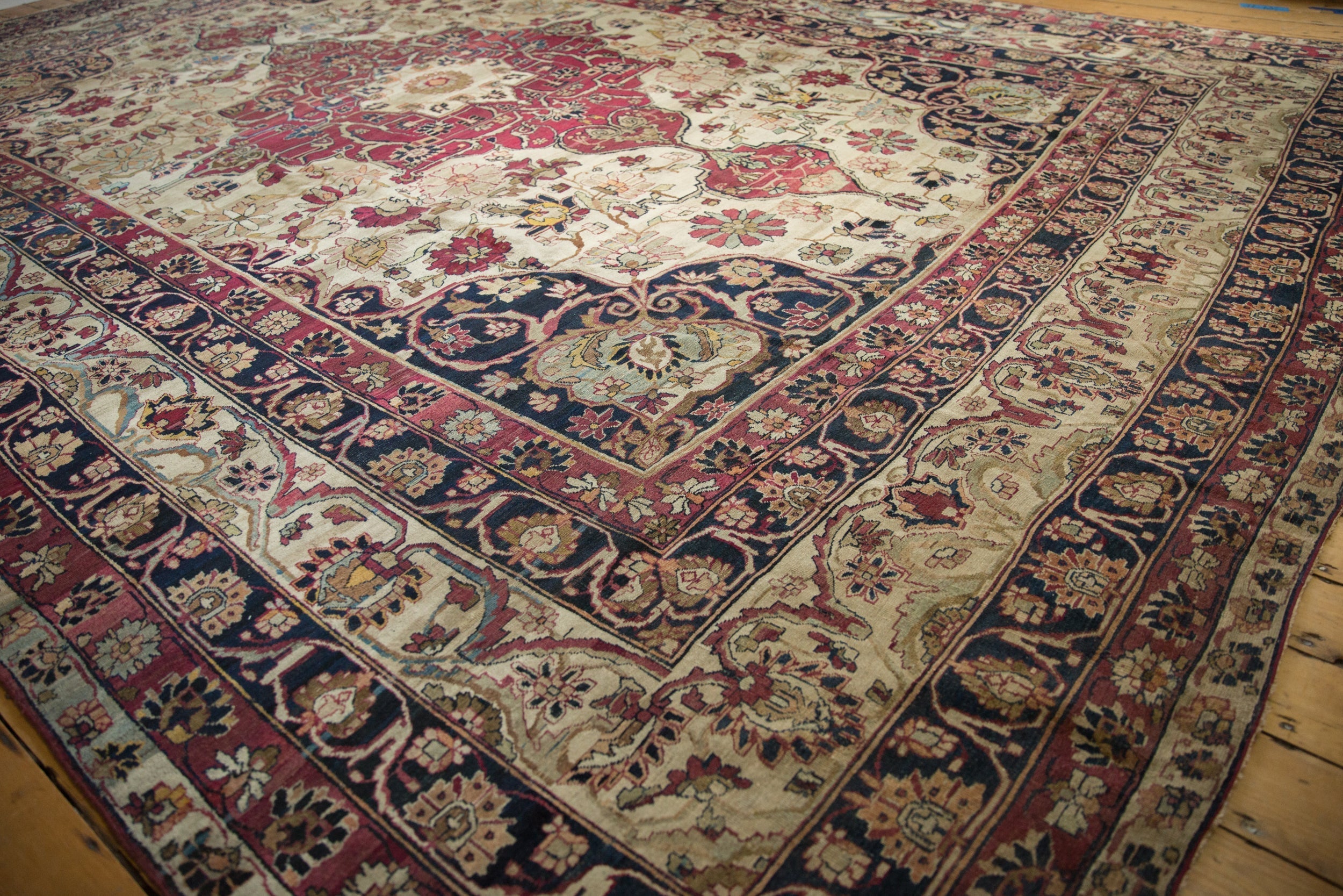 11.5x16 Antique Fine Kerman Carpet by Old New House® - product image 5 for Resin Society