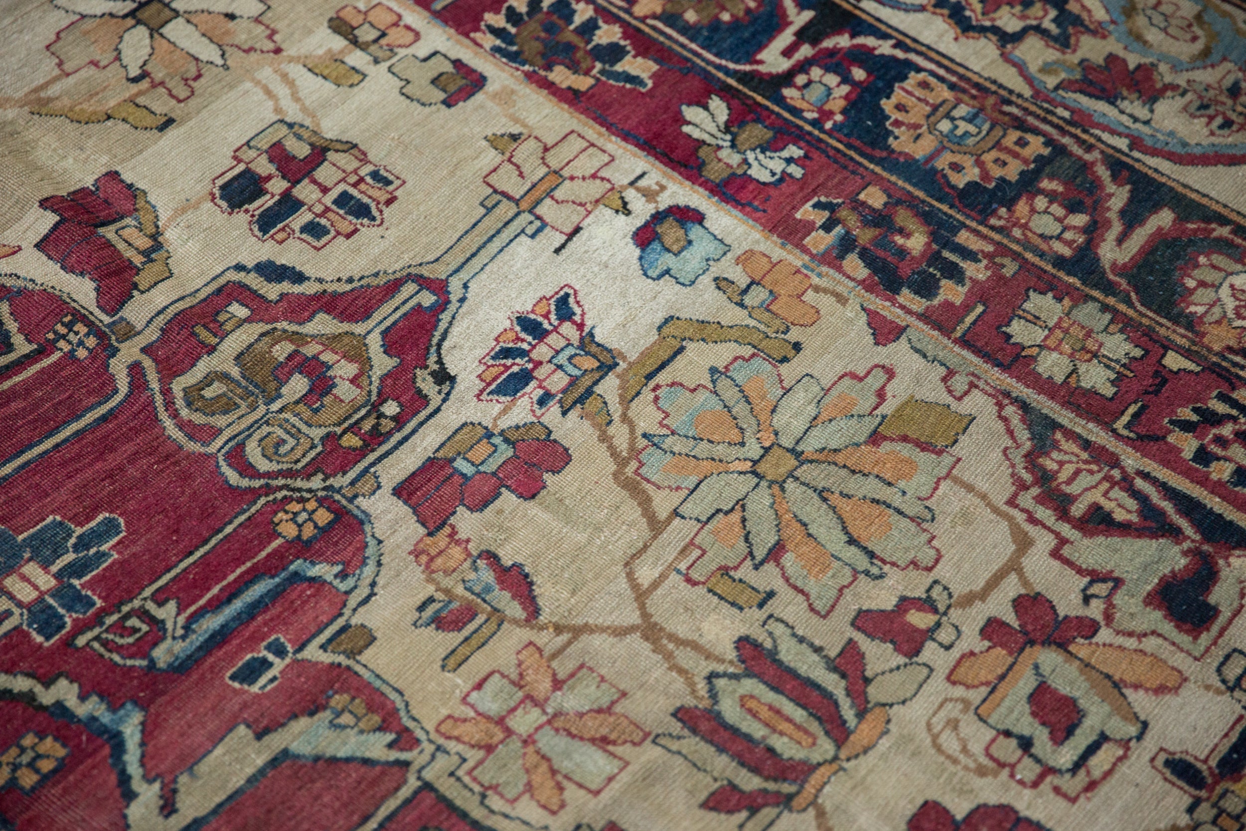 11.5x16 Antique Fine Kerman Carpet by Old New House® - product image 15 for Resin Society