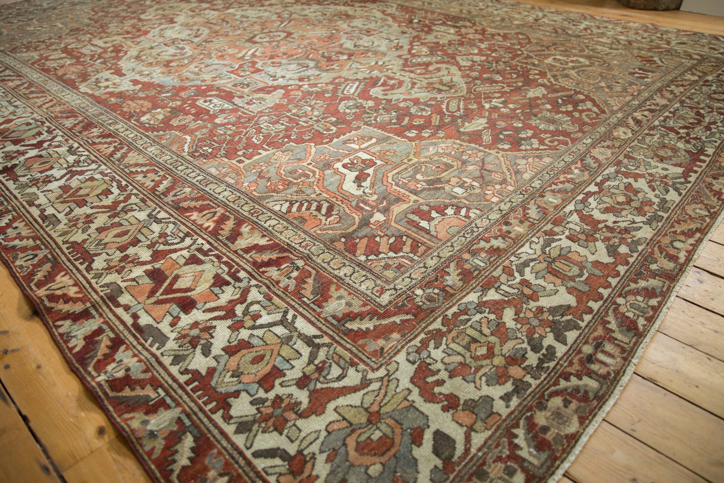 11.5x15 Vintage Distressed Baktiari Carpet by Old New House® - product image 4 for Resin Society
