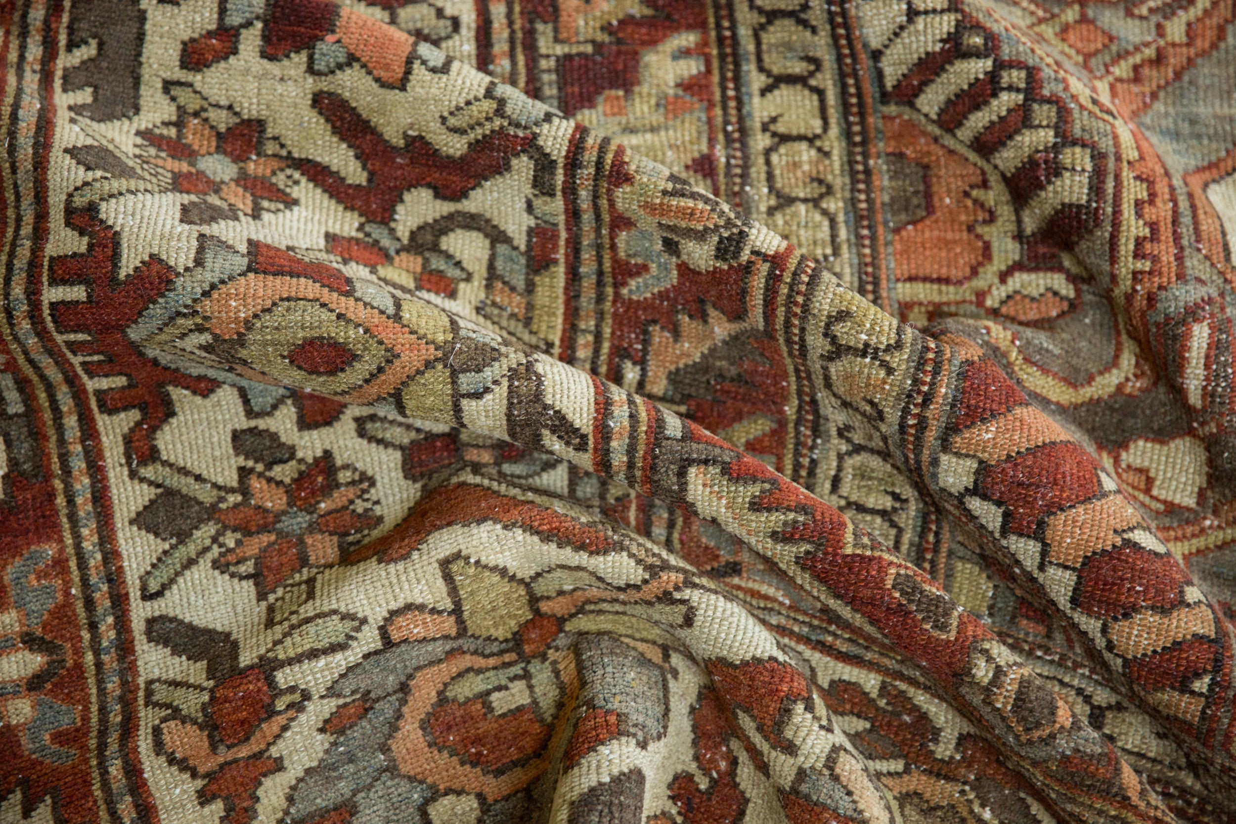 11.5x15 Vintage Distressed Baktiari Carpet by Old New House® - product image 14 for Resin Society