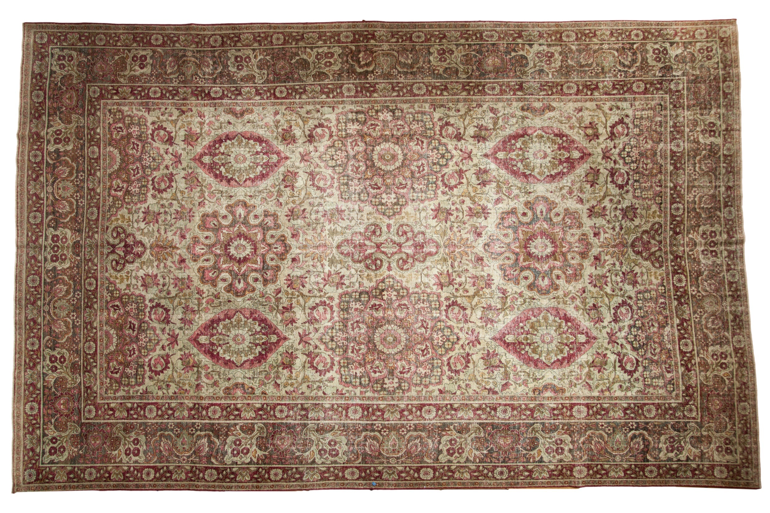 10x15.5 Antique Distressed Kerman Carpet by Old New House® - main product image for Resin Society