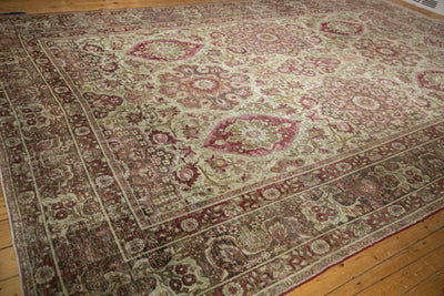 10x15.5 Antique Distressed Kerman Carpet by Old New House® - product image 7 for Resin Society