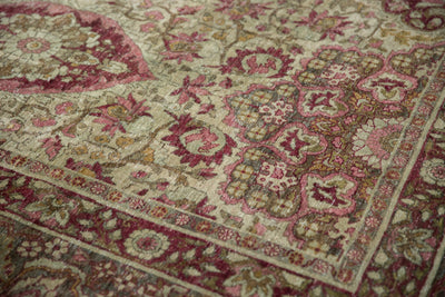 10x15.5 Antique Distressed Kerman Carpet by Old New House® - product image 10 for Resin Society