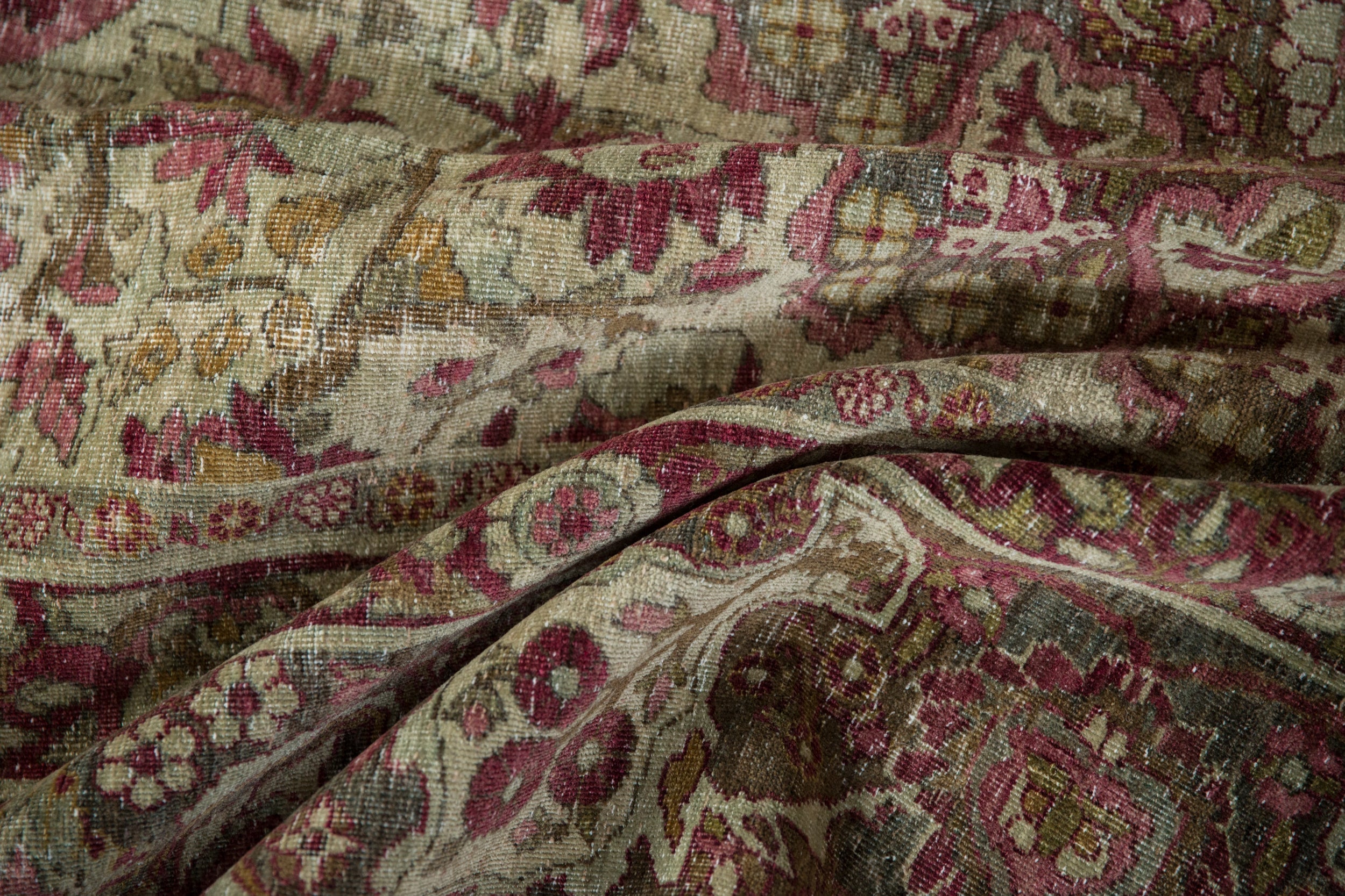 10x15.5 Antique Distressed Kerman Carpet by Old New House® - product image 11 for Resin Society