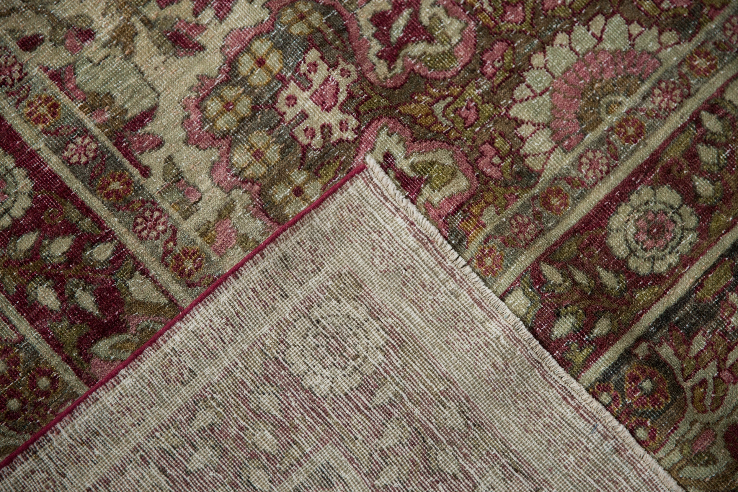 10x15.5 Antique Distressed Kerman Carpet by Old New House® - product image 12 for Resin Society