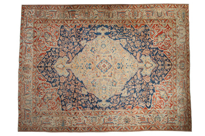 11x14.5 Vintage Distressed Baktiari Carpet by Old New House® - main product image for Resin Society