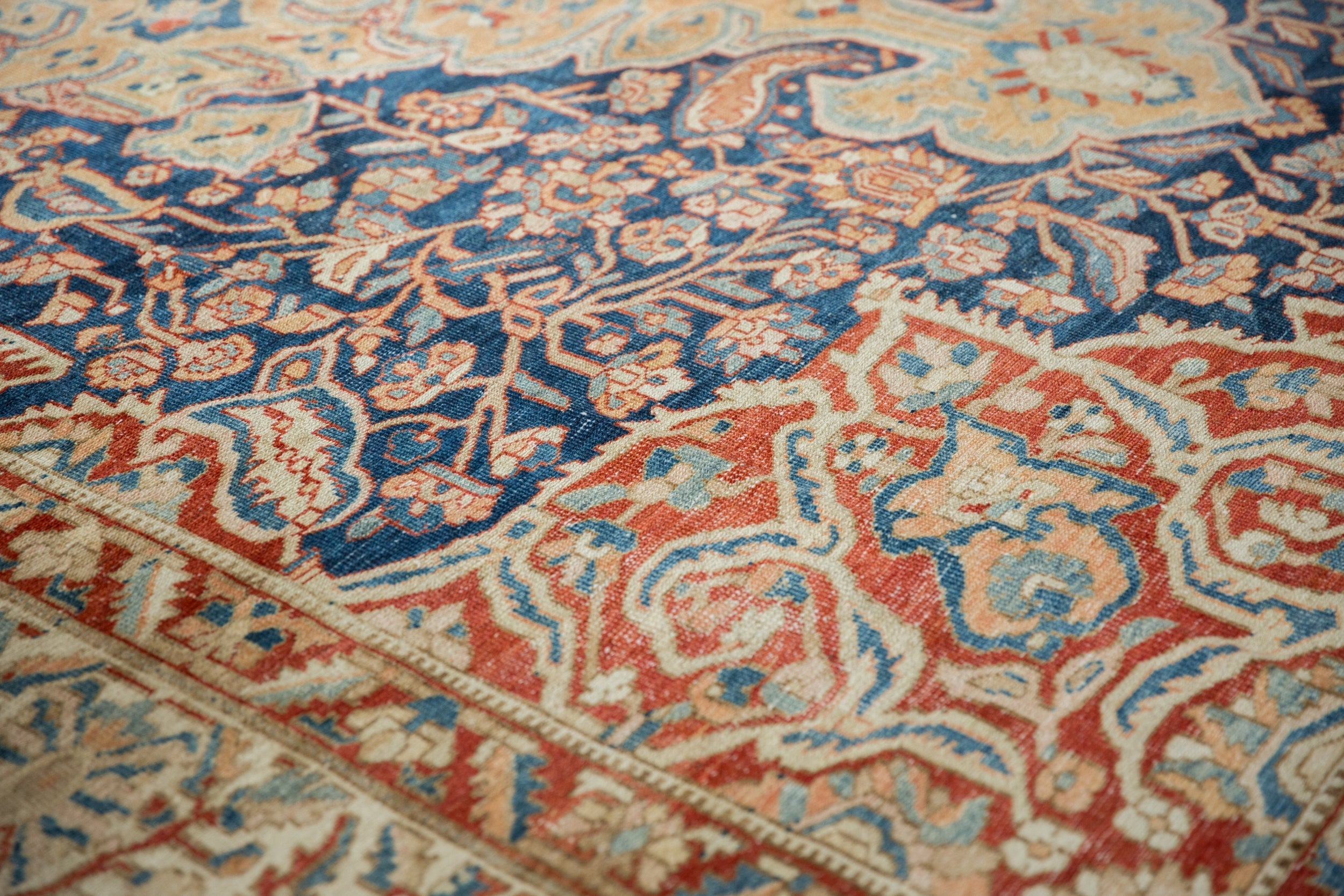 11x14.5 Vintage Distressed Baktiari Carpet by Old New House® - product image 9 for Resin Society