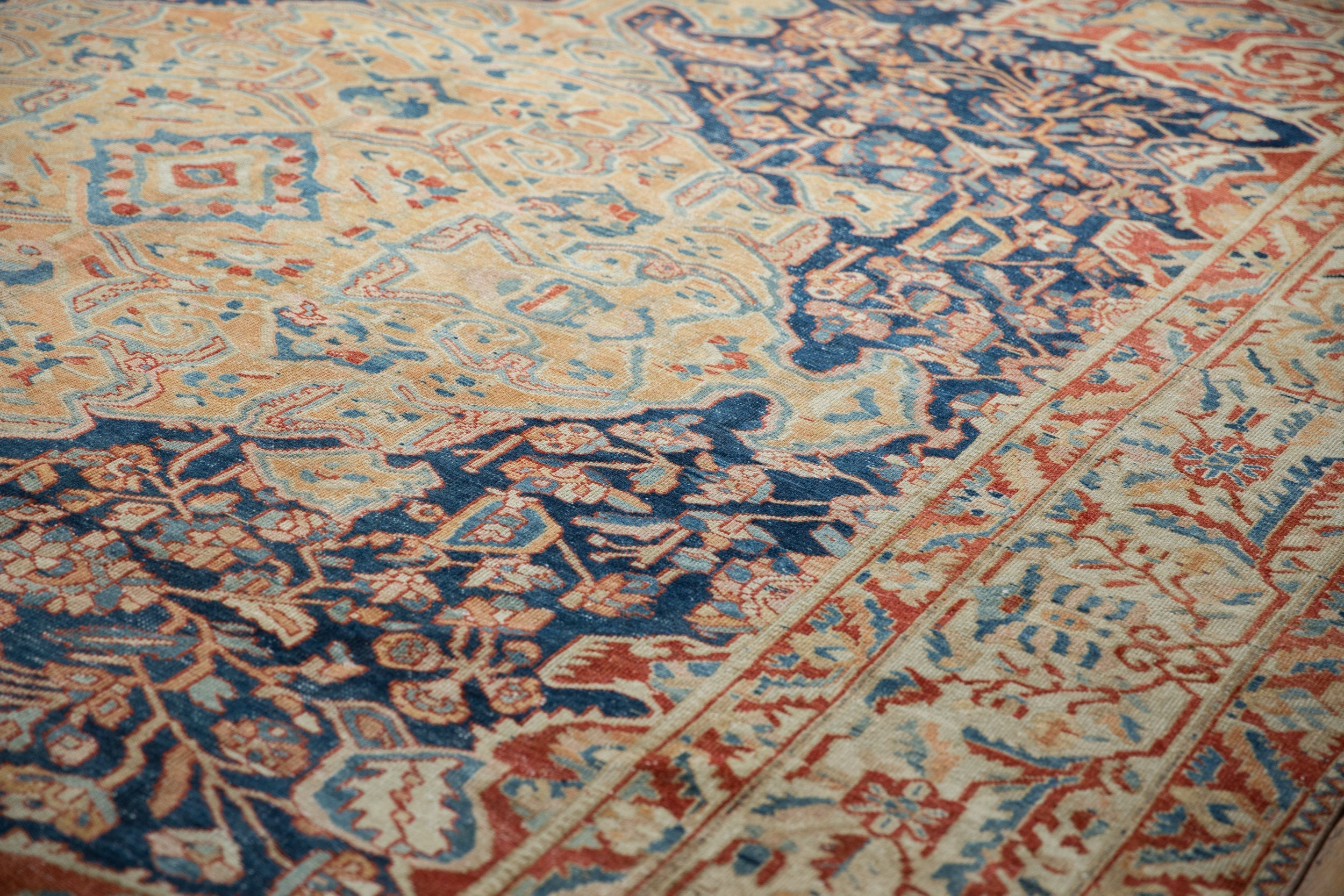 11x14.5 Vintage Distressed Baktiari Carpet by Old New House® - product image 11 for Resin Society