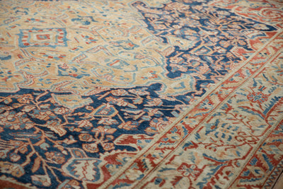 11x14.5 Vintage Distressed Baktiari Carpet by Old New House® - product image 11 for Resin Society