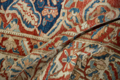 11x14.5 Vintage Distressed Baktiari Carpet by Old New House® - product image 12 for Resin Society