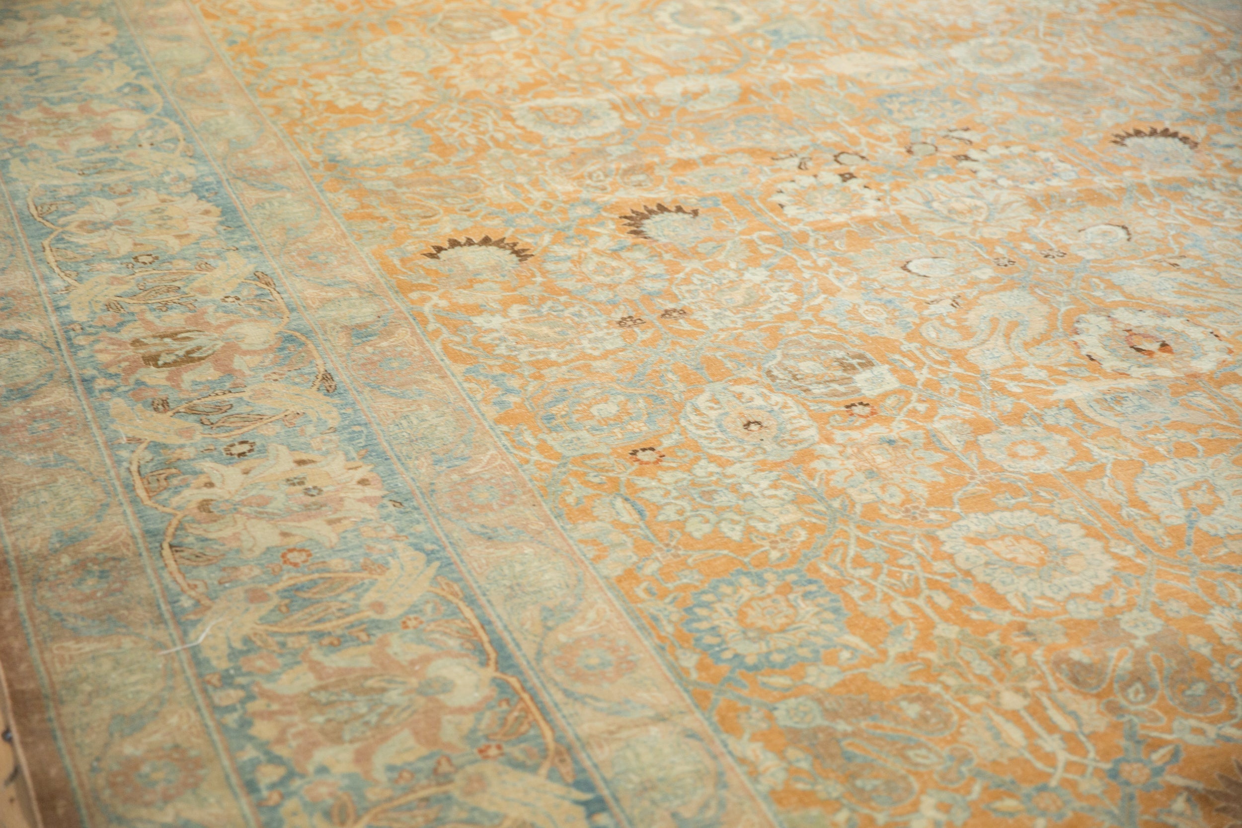 10.5x18.5 Vintage Distressed Tabriz Carpet by Old New House® - product image 12 for Resin Society