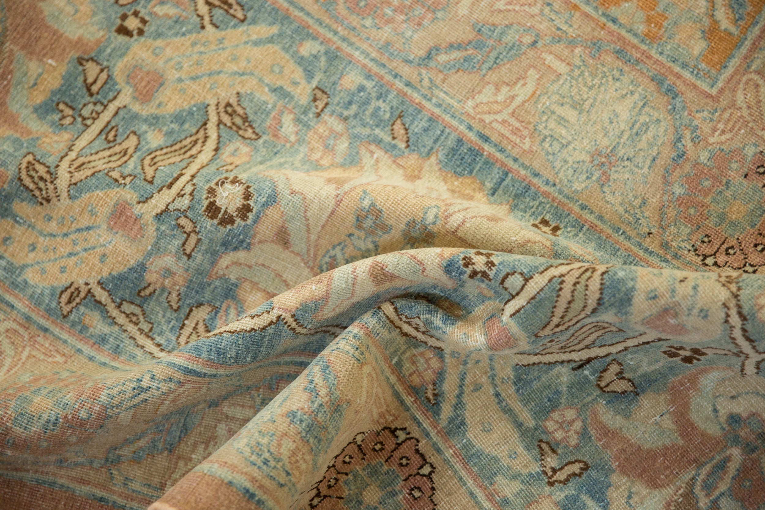 10.5x18.5 Vintage Distressed Tabriz Carpet by Old New House® - product image 13 for Resin Society