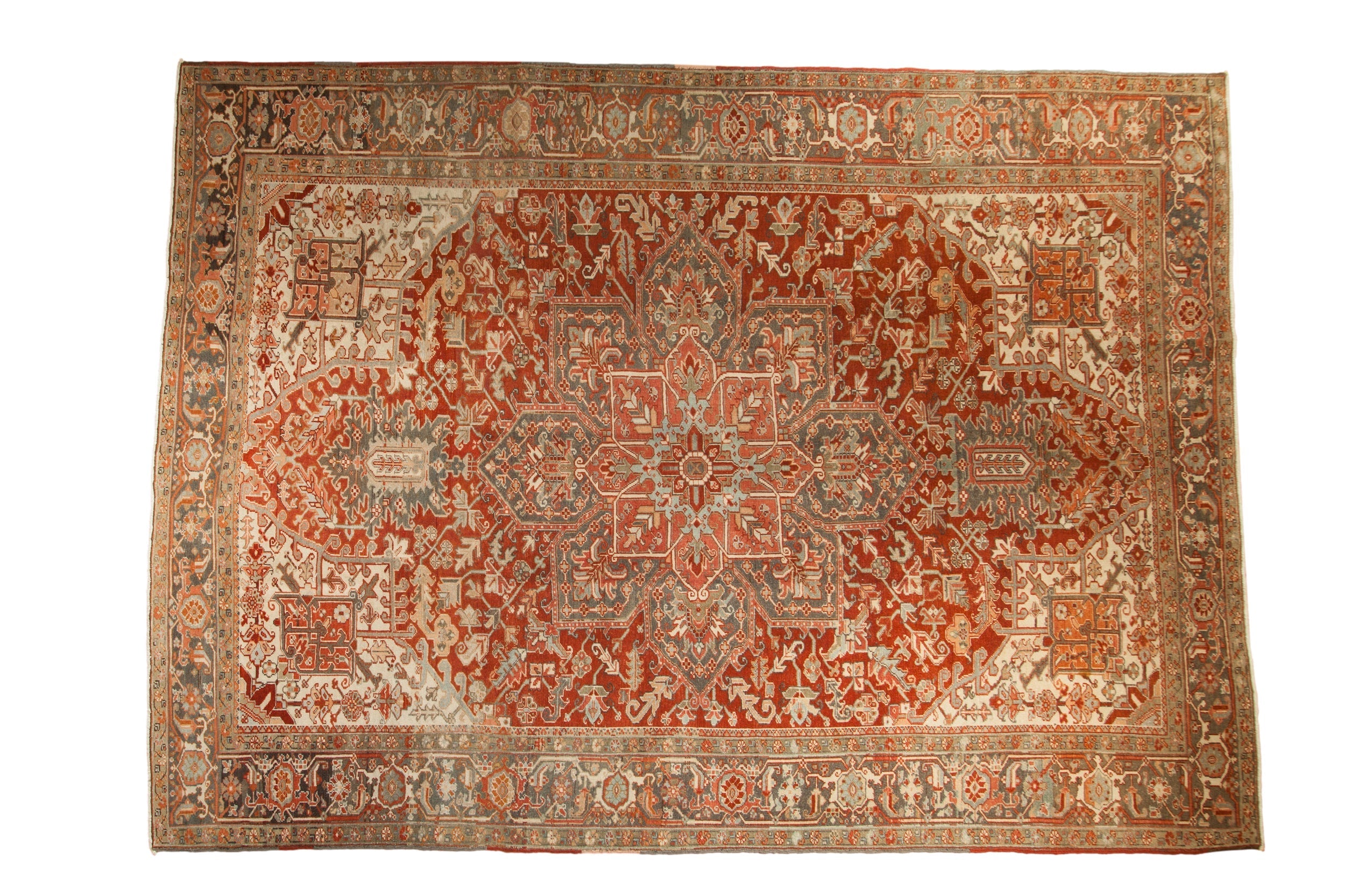 8.5x11.5 Vintage Distressed Heriz Carpet by Old New House® - main product image for Resin Society