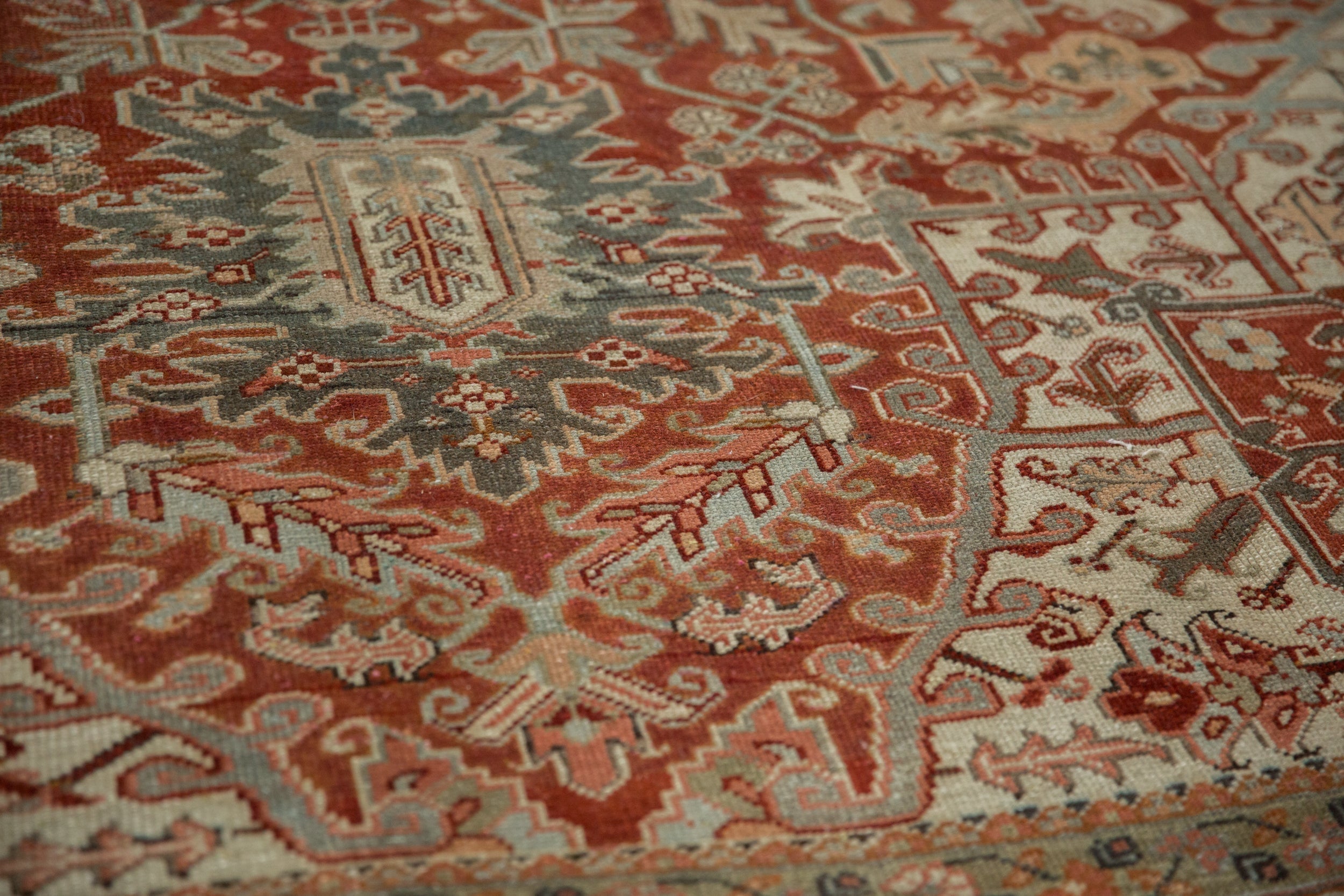 8.5x11.5 Vintage Distressed Heriz Carpet by Old New House® - product image 9 for Resin Society