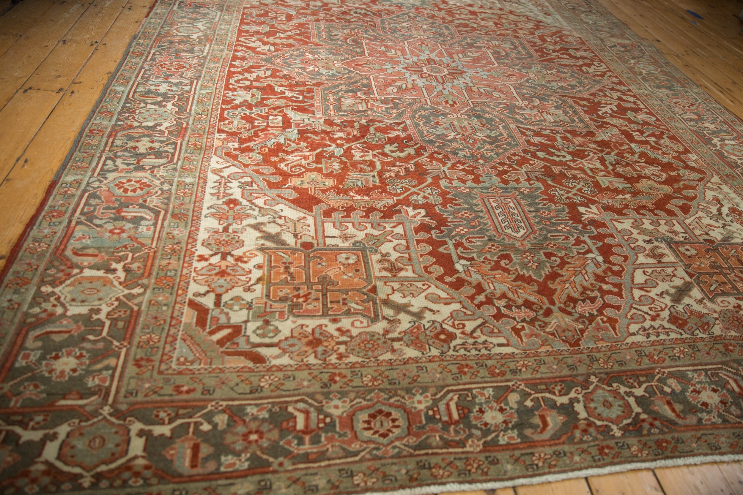 8.5x11.5 Vintage Distressed Heriz Carpet by Old New House® - product image 13 for Resin Society
