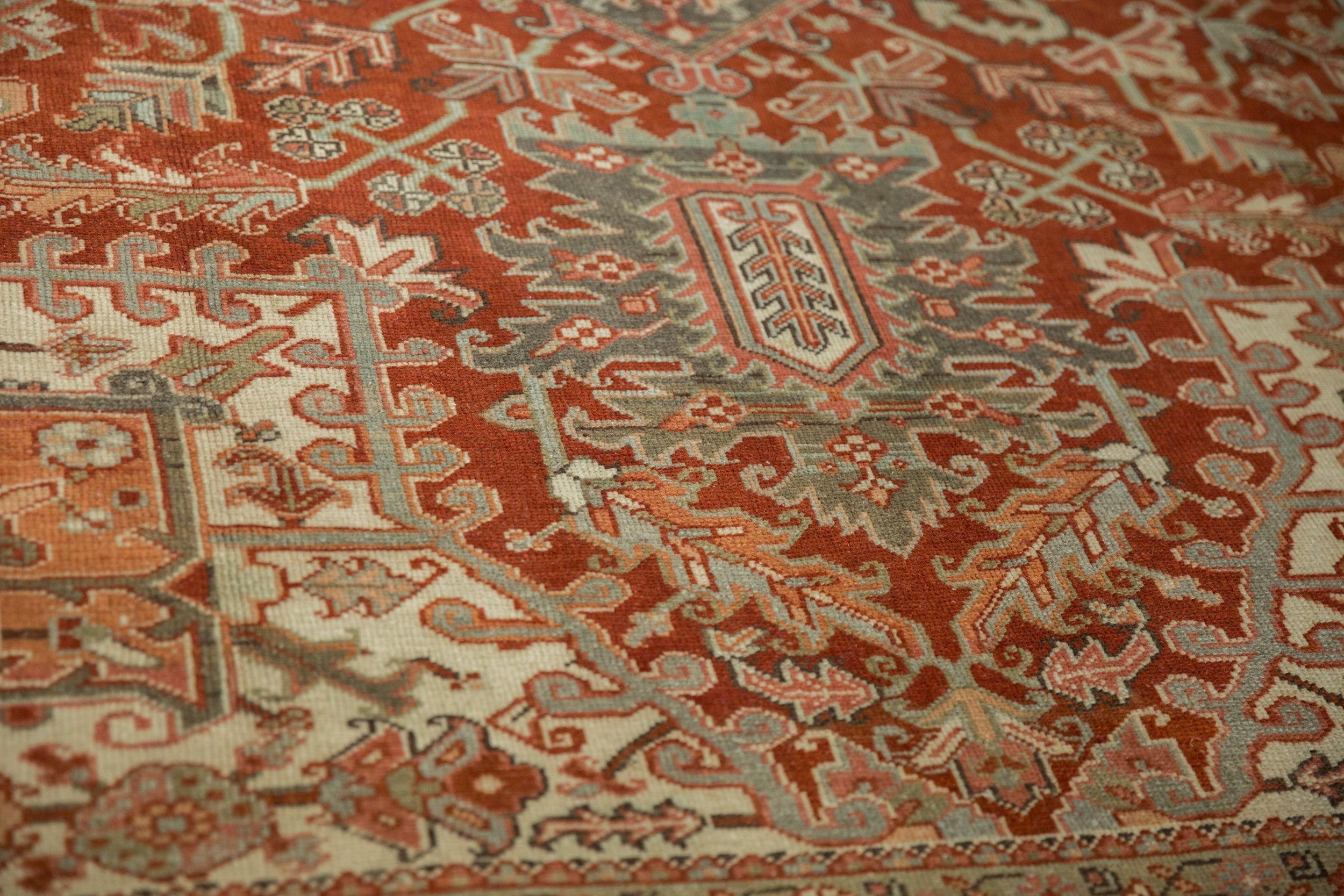 8.5x11.5 Vintage Distressed Heriz Carpet by Old New House® - product image 14 for Resin Society