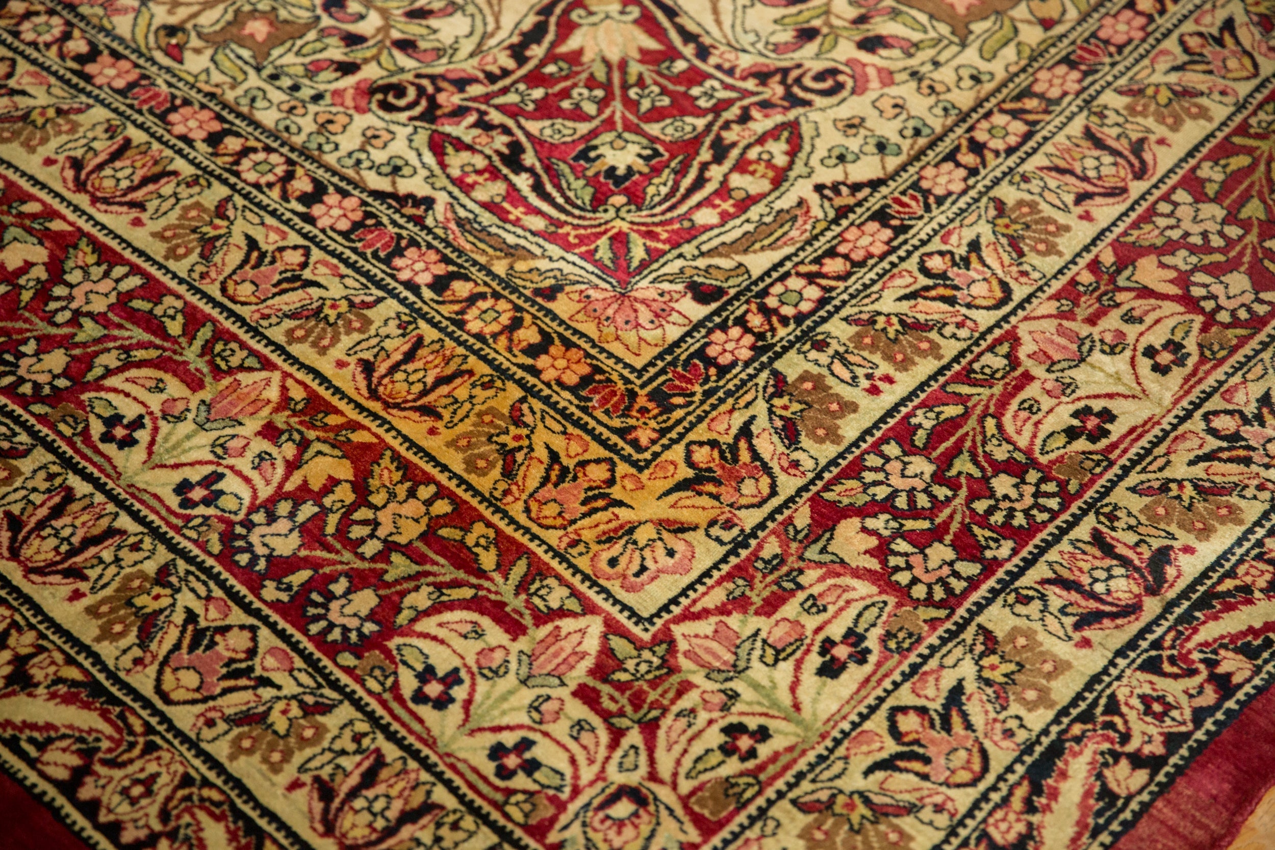 9x12 Antique Fine Tea Washed Kerman Carpet by Old New House® - product image 9 for Resin Society
