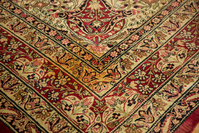 9x12 Antique Fine Tea Washed Kerman Carpet by Old New House® - product image 9 for Resin Society