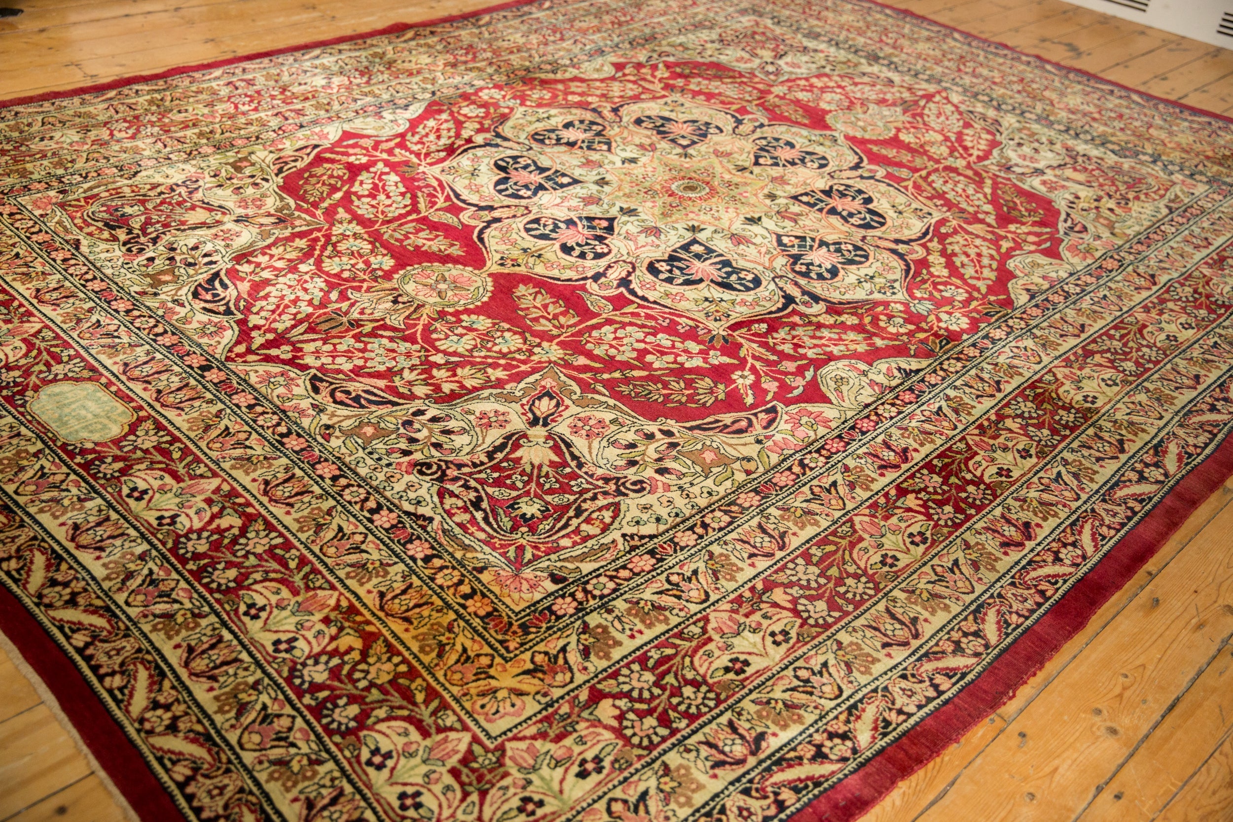 9x12 Antique Fine Tea Washed Kerman Carpet by Old New House® - product image 10 for Resin Society