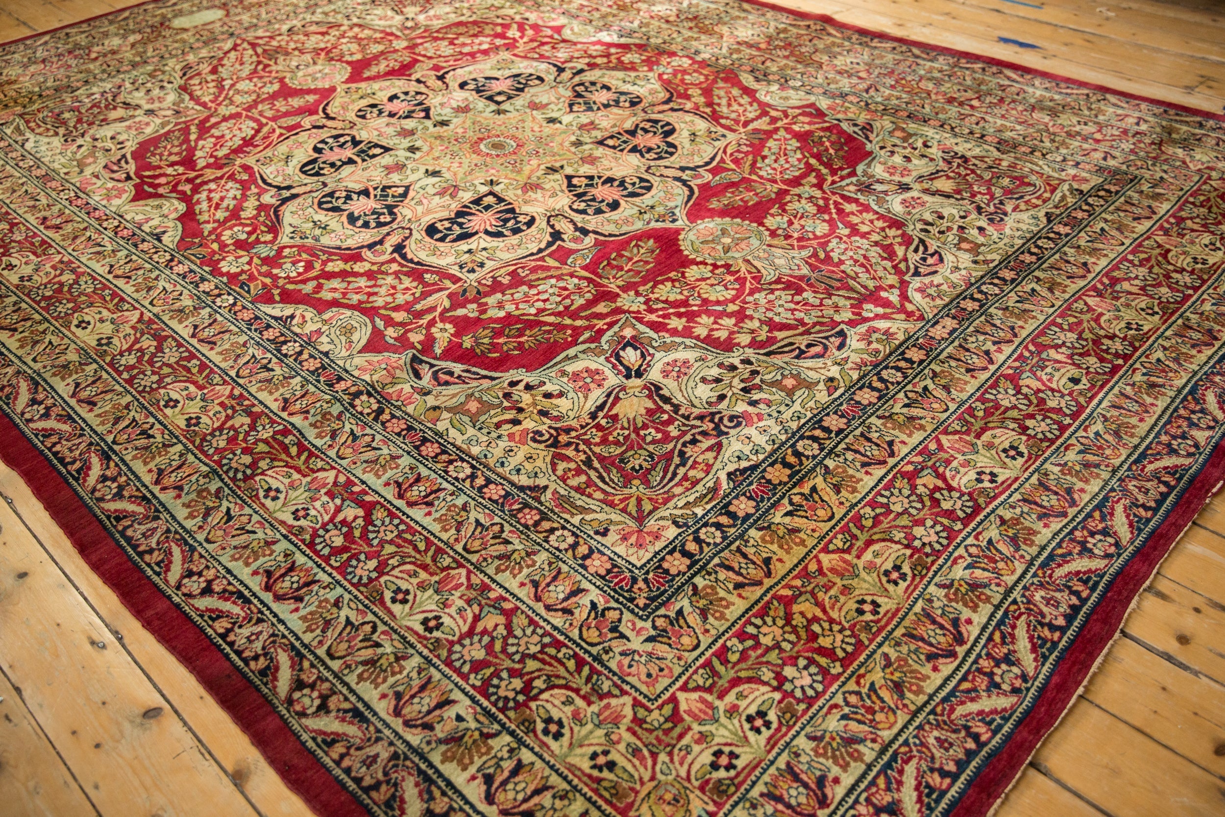 9x12 Antique Fine Tea Washed Kerman Carpet by Old New House® - product image 12 for Resin Society