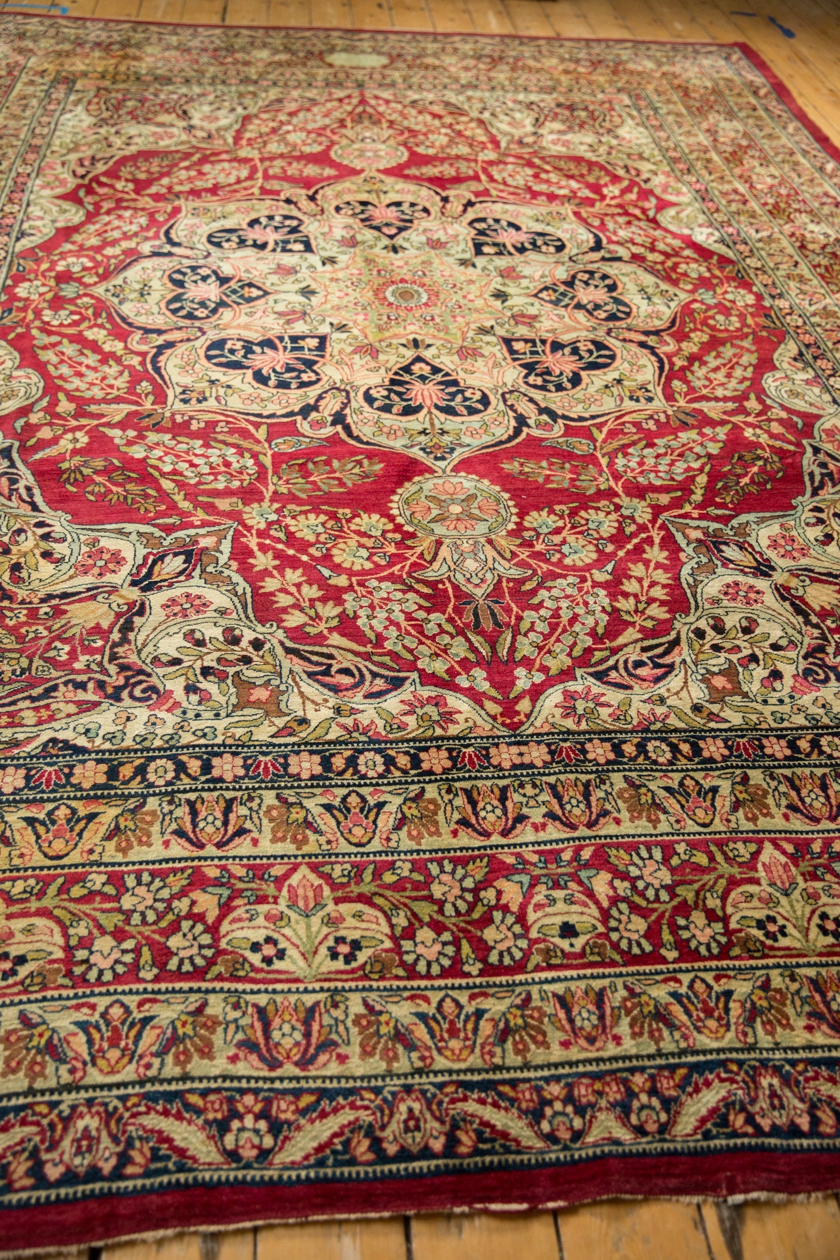 9x12 Antique Fine Tea Washed Kerman Carpet by Old New House® - product image 14 for Resin Society