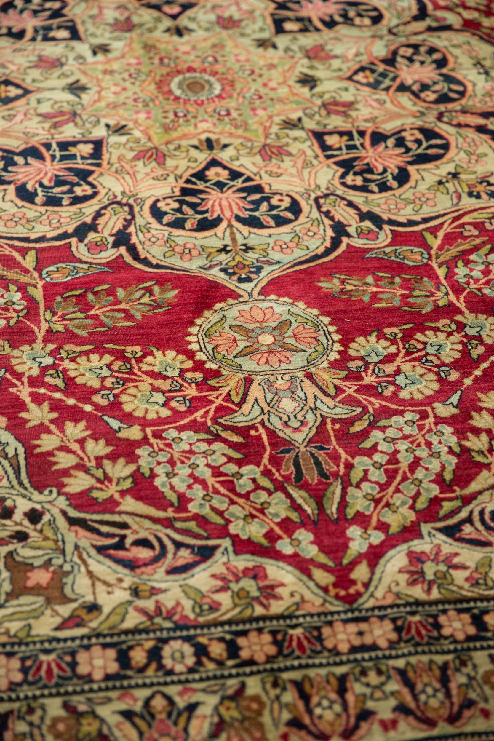 9x12 Antique Fine Tea Washed Kerman Carpet by Old New House® - product image 15 for Resin Society