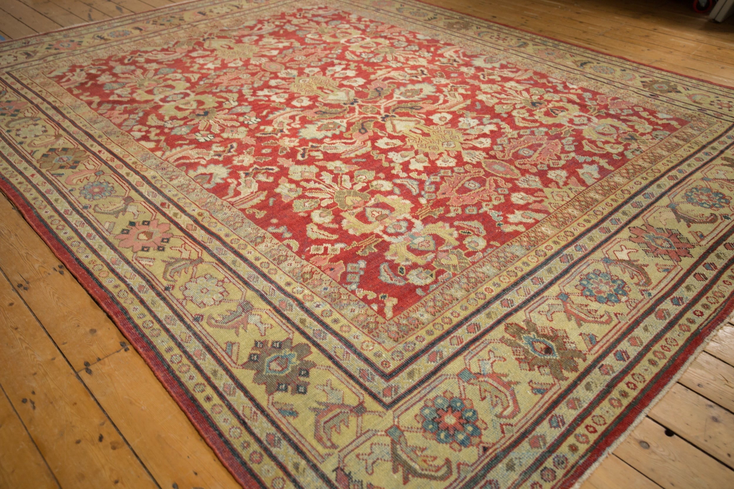 9x11.5 Vintage Distressed Mahal Carpet by Old New House® - product image 4 for Resin Society