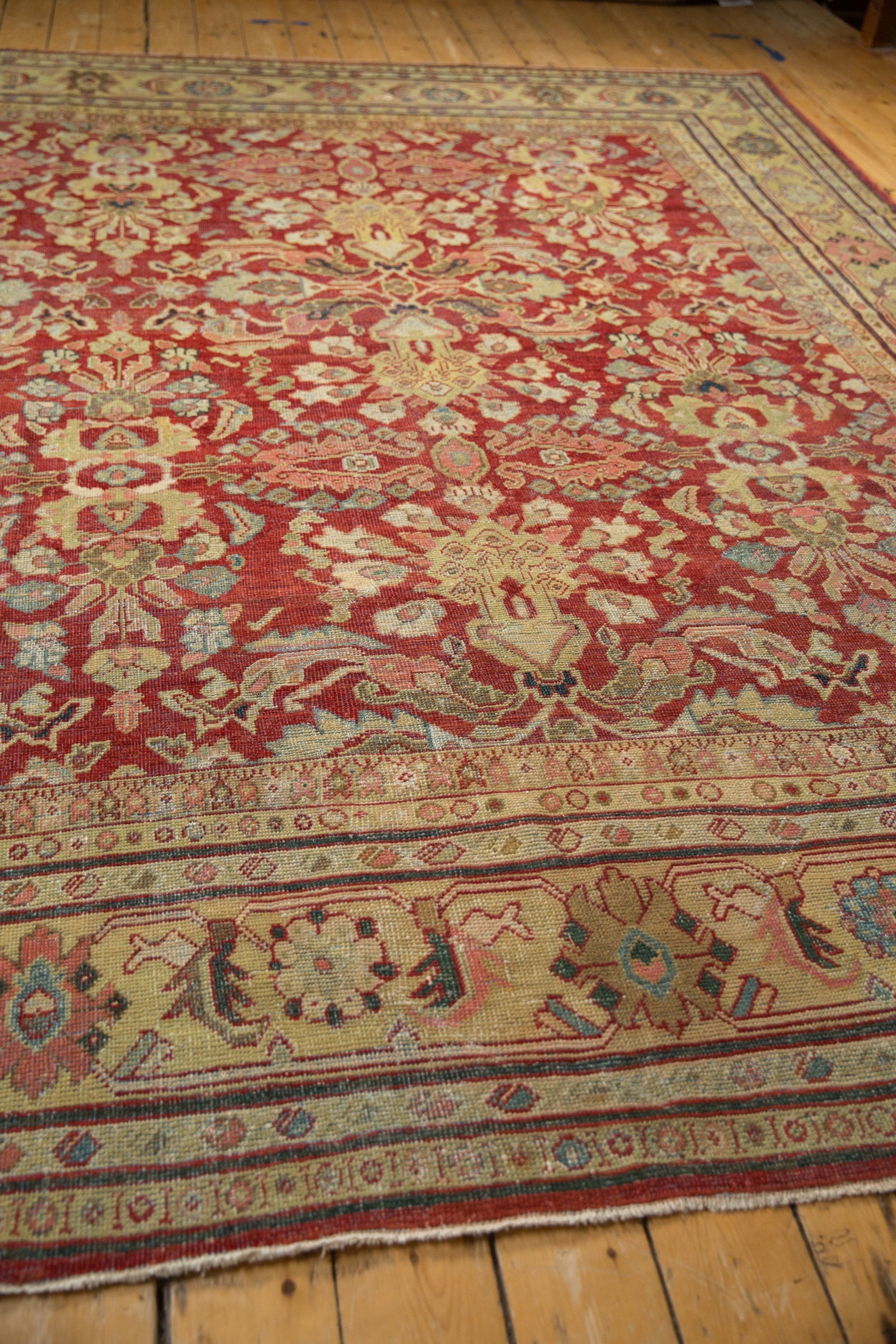 9x11.5 Vintage Distressed Mahal Carpet by Old New House® - product image 9 for Resin Society