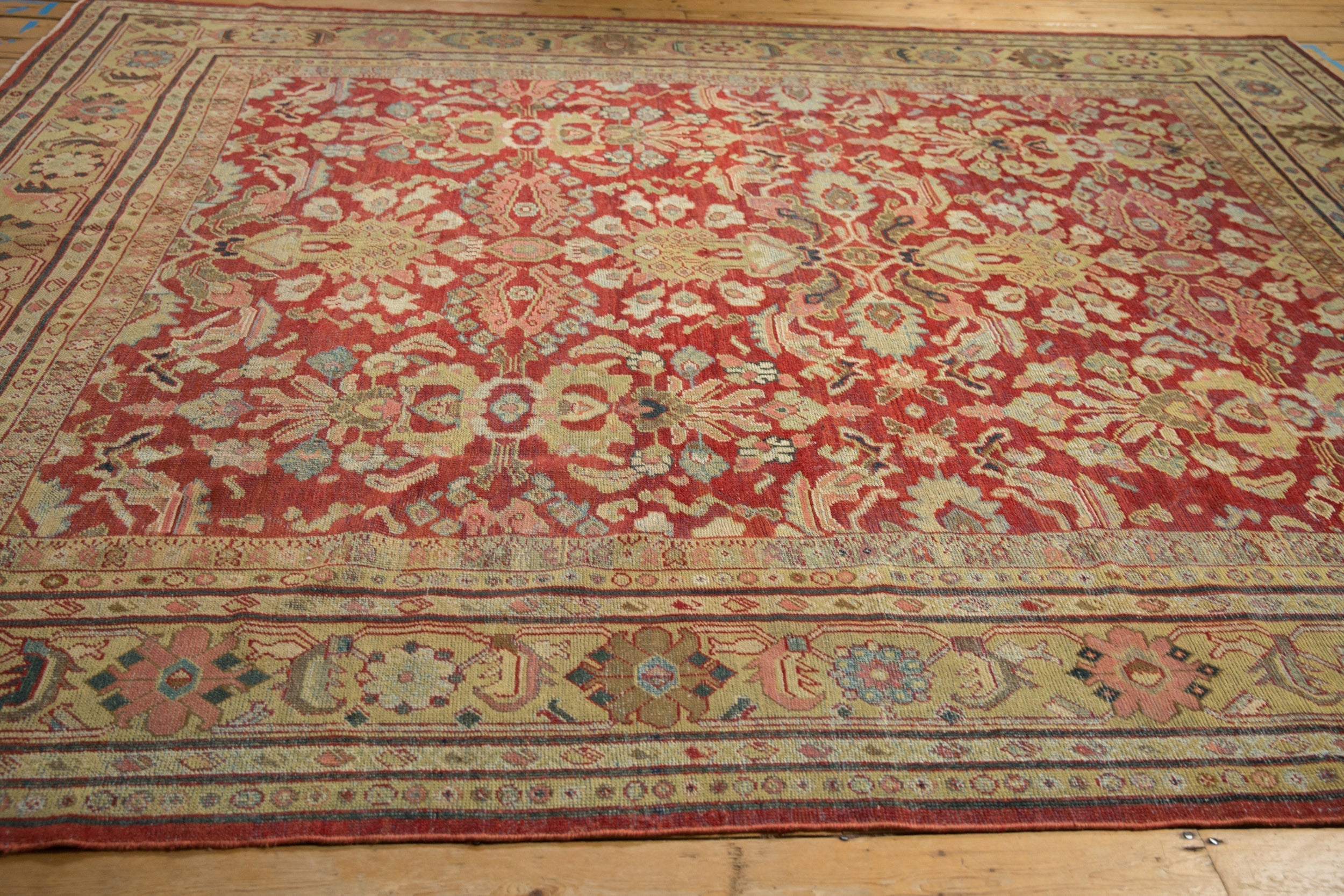 9x11.5 Vintage Distressed Mahal Carpet by Old New House® - product image 11 for Resin Society