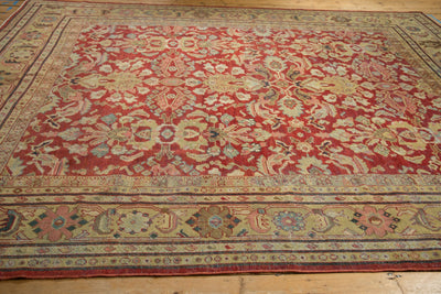 9x11.5 Vintage Distressed Mahal Carpet by Old New House® - product image 11 for Resin Society
