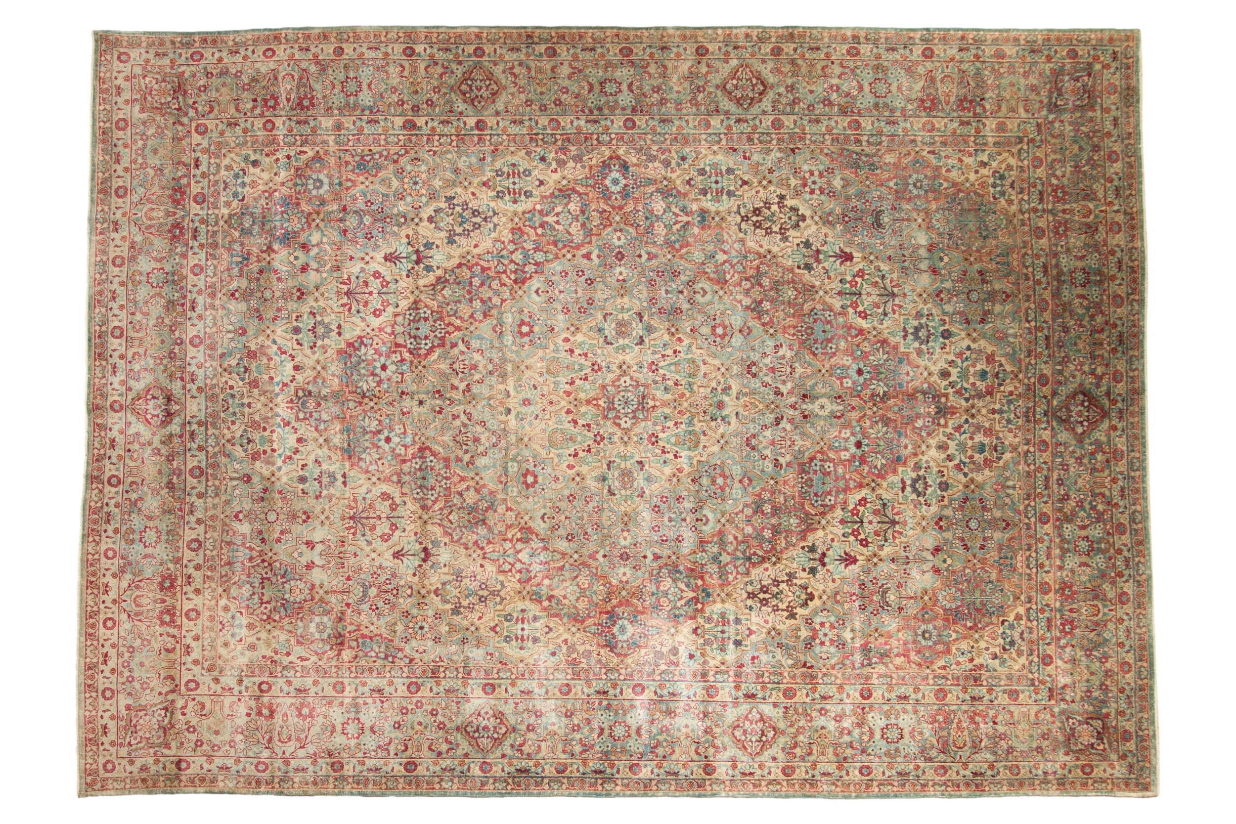 8.5x12 Vintage Distressed Kerman Carpet by Old New House® - main product image for Resin Society