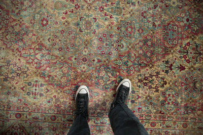 8.5x12 Vintage Distressed Kerman Carpet by Old New House® - product image 2 for Resin Society