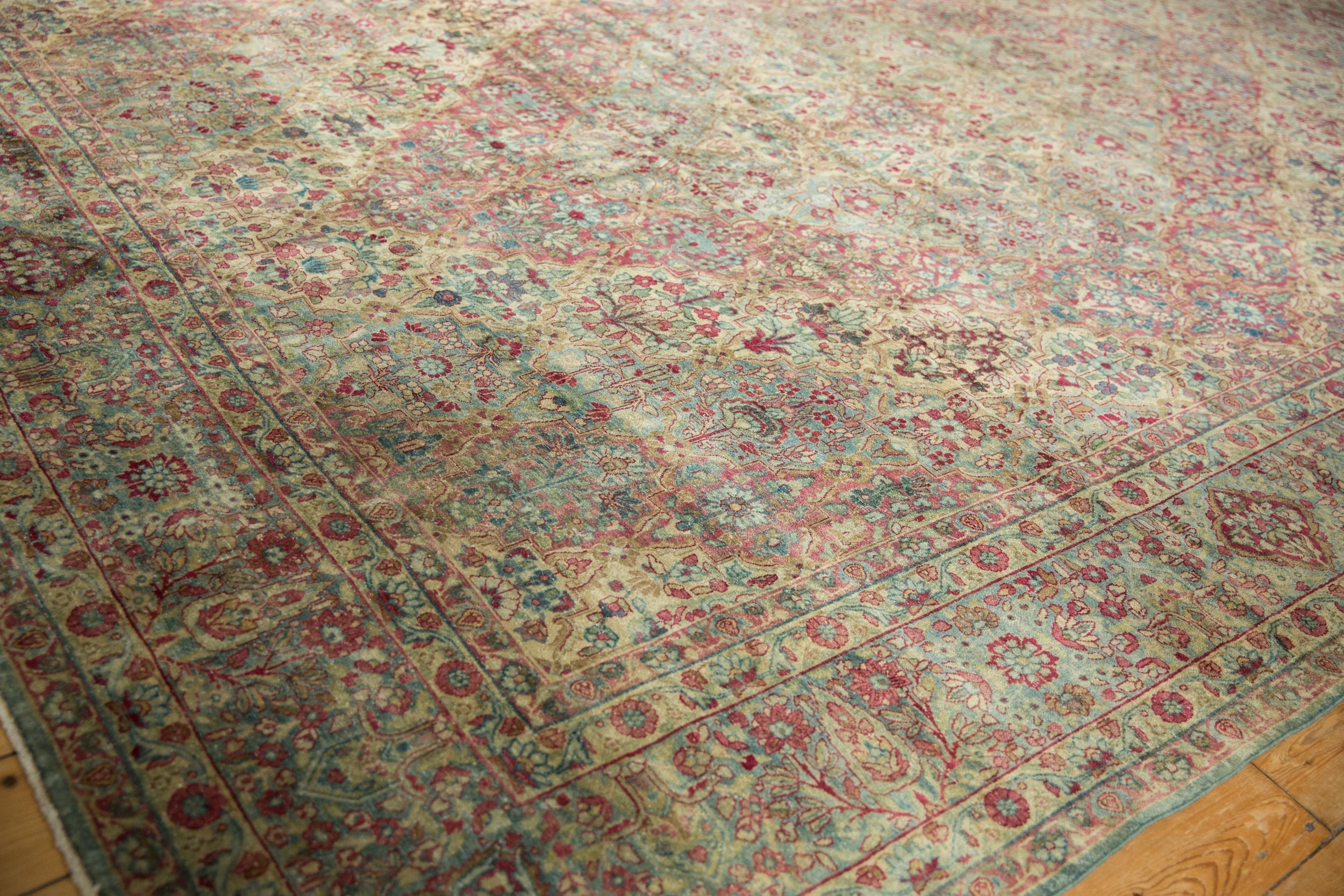 8.5x12 Vintage Distressed Kerman Carpet by Old New House® - product image 5 for Resin Society