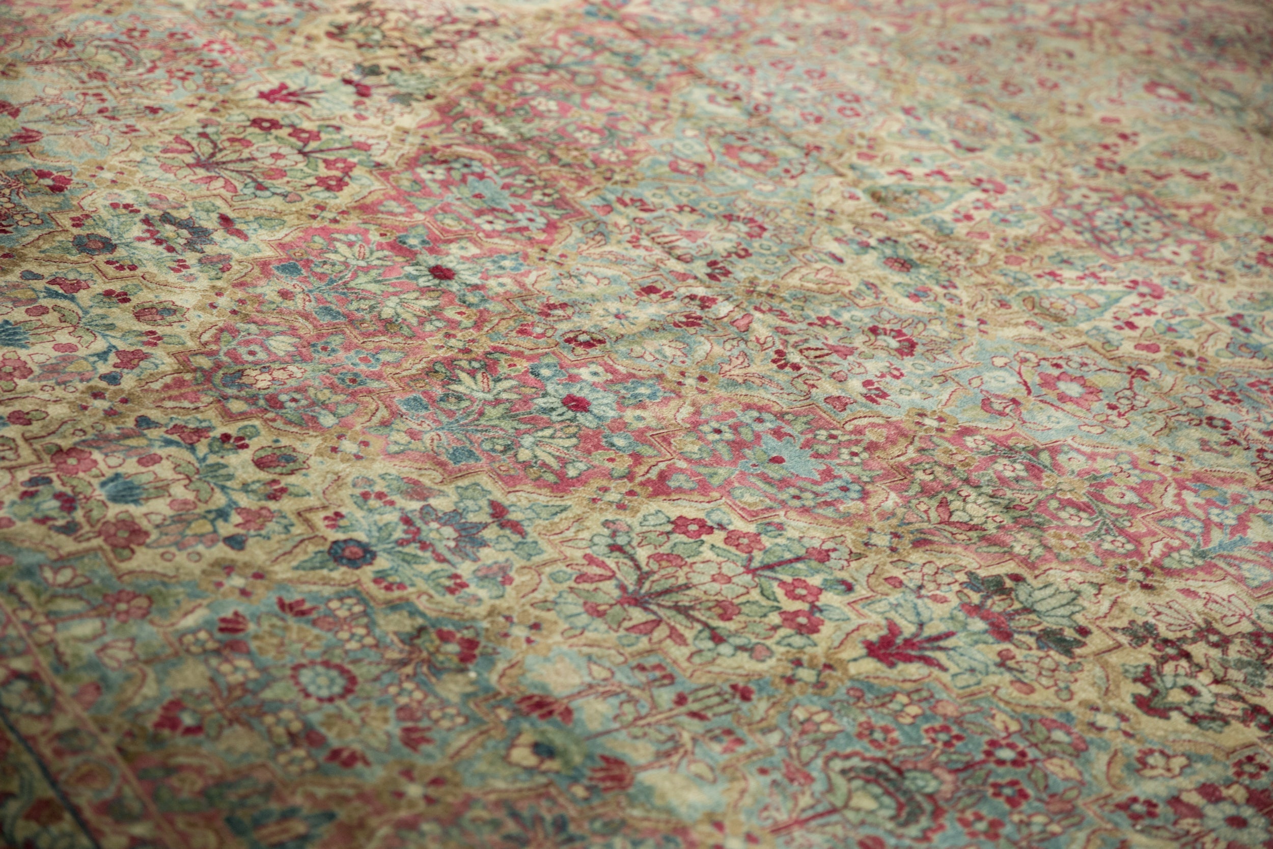 8.5x12 Vintage Distressed Kerman Carpet by Old New House® - product image 6 for Resin Society