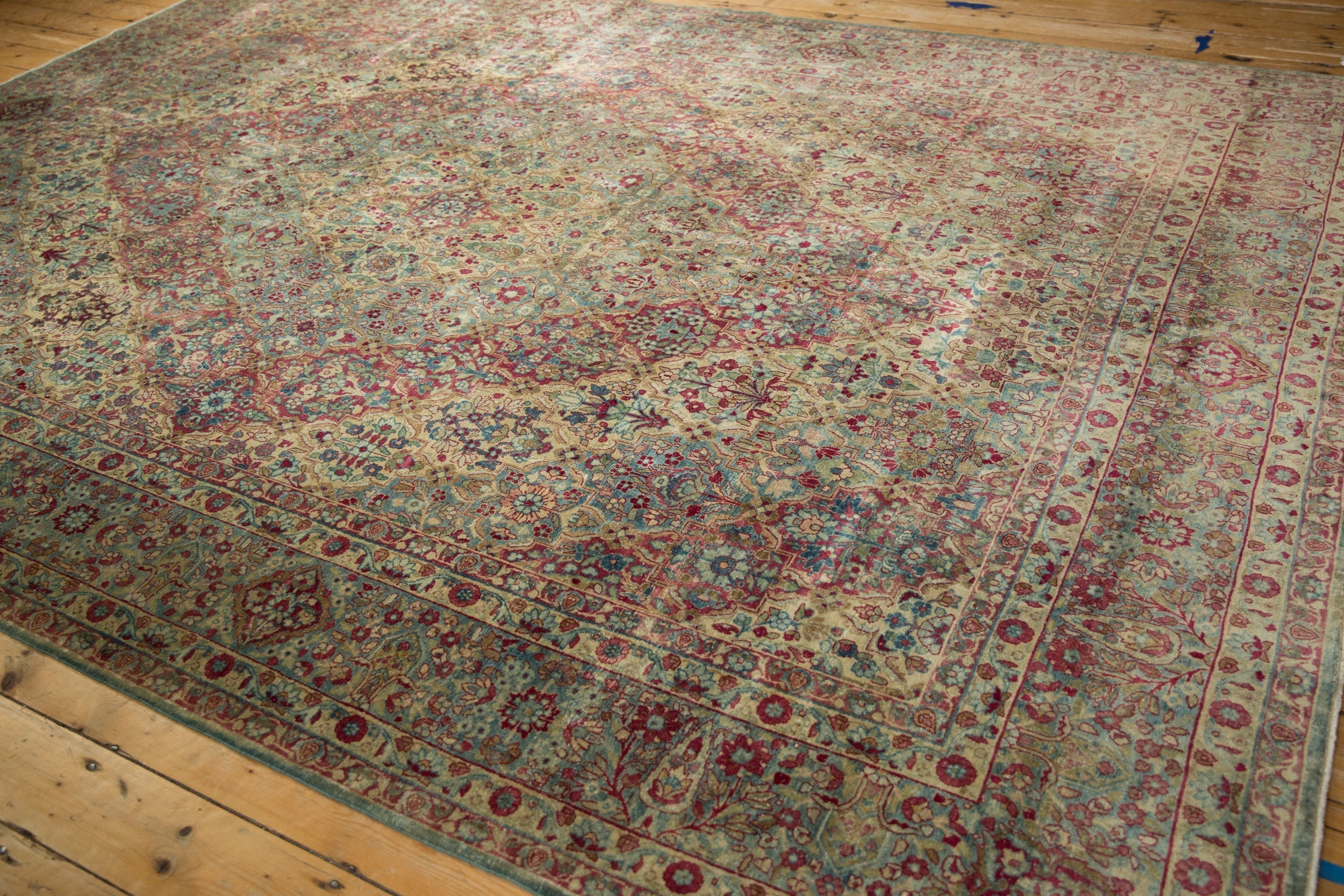 8.5x12 Vintage Distressed Kerman Carpet by Old New House® - product image 7 for Resin Society