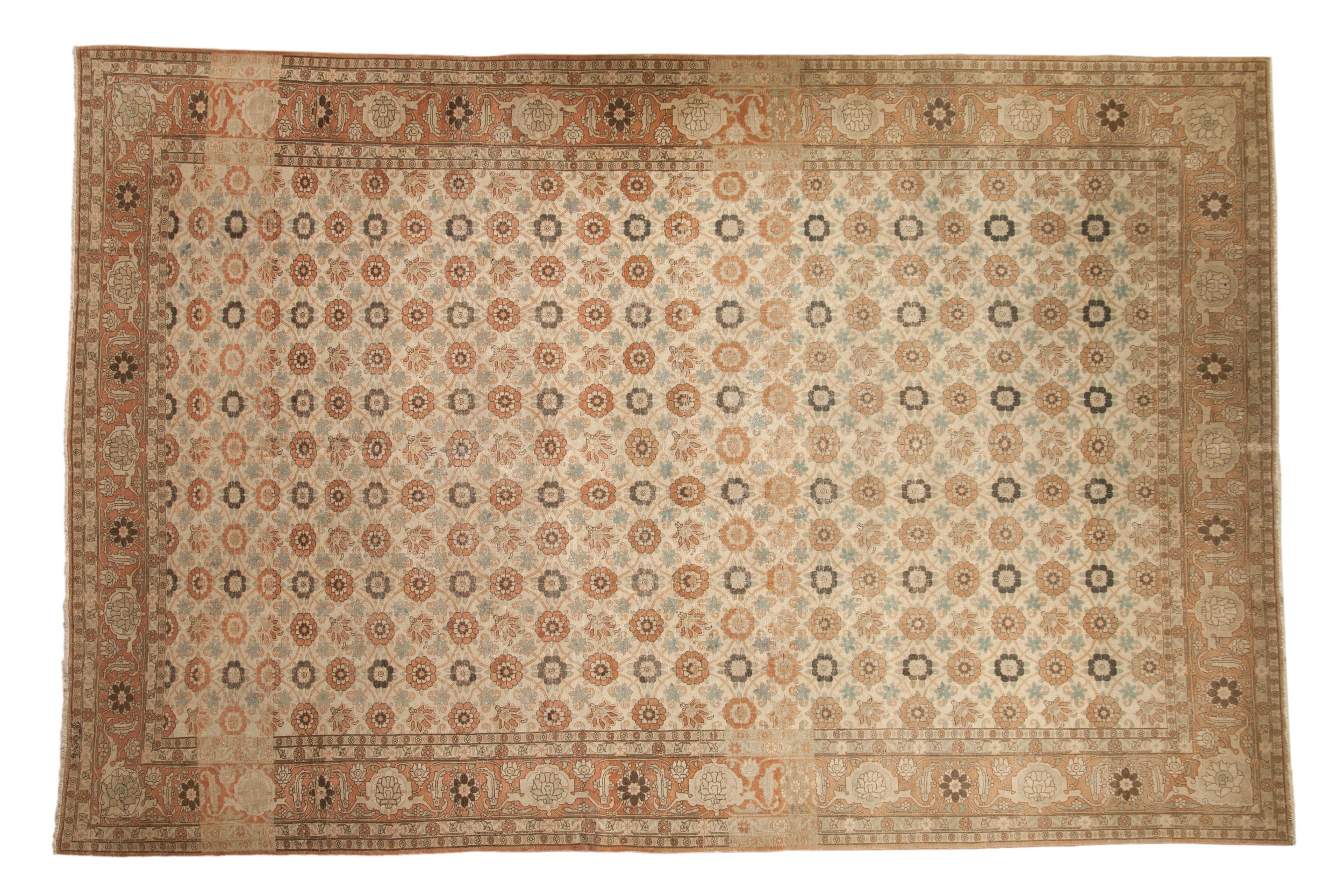 8.5x12.5 Vintage Distressed Qom Carpet by Old New House® - main product image for Resin Society