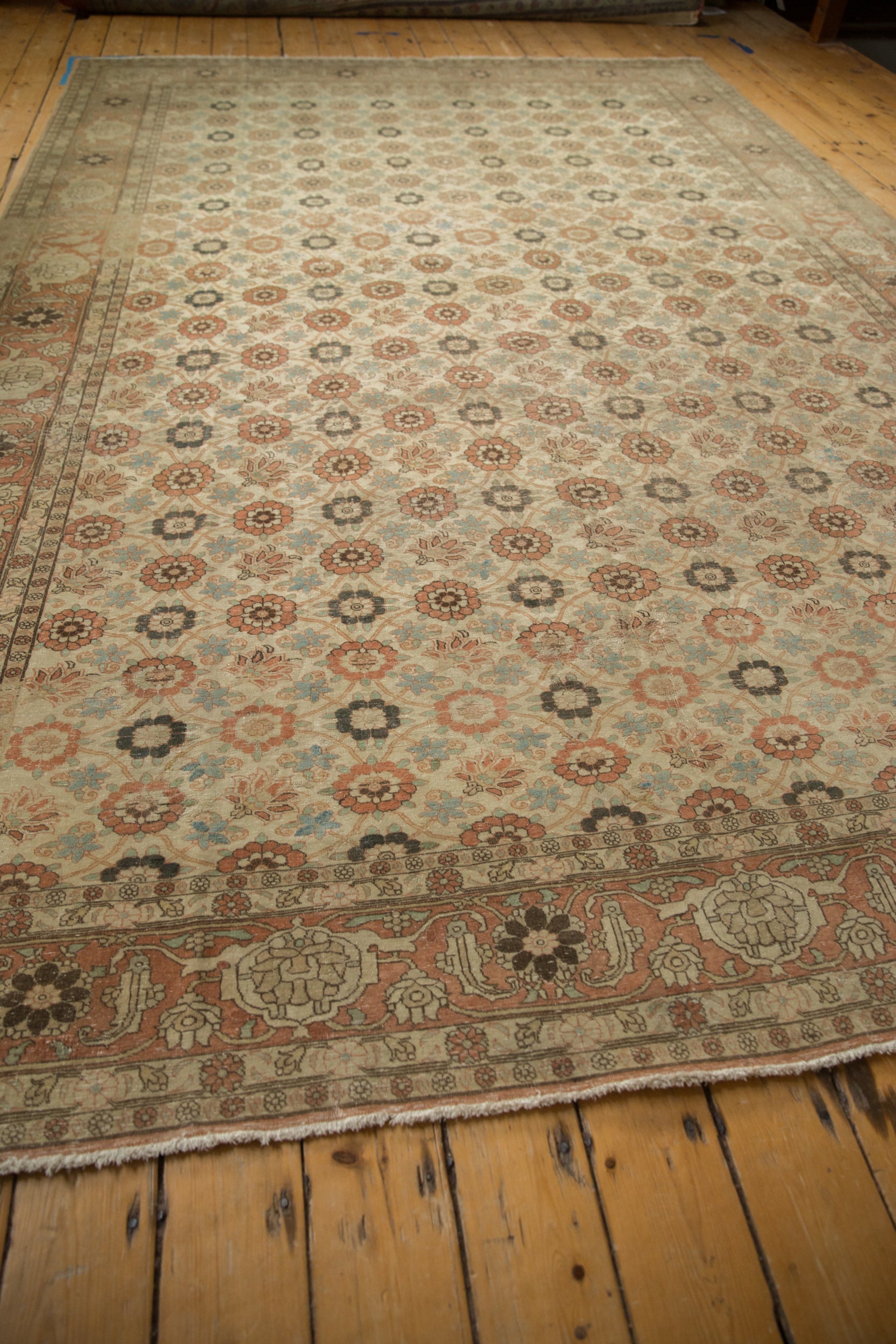 8.5x12.5 Vintage Distressed Qom Carpet by Old New House® - product image 10 for Resin Society