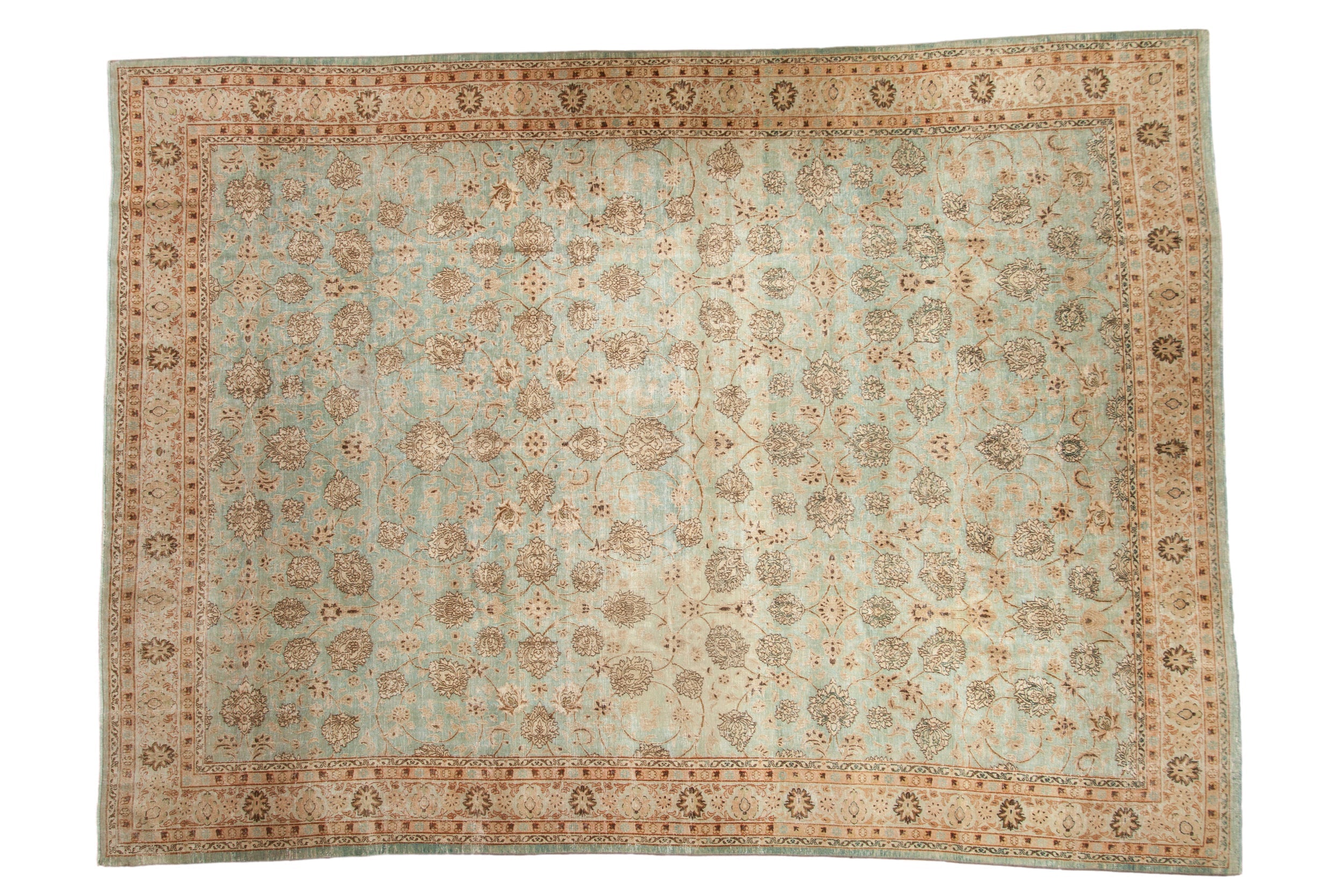 9.5x13 Vintage Distressed Meshed Carpet by Old New House® - main product image for Resin Society