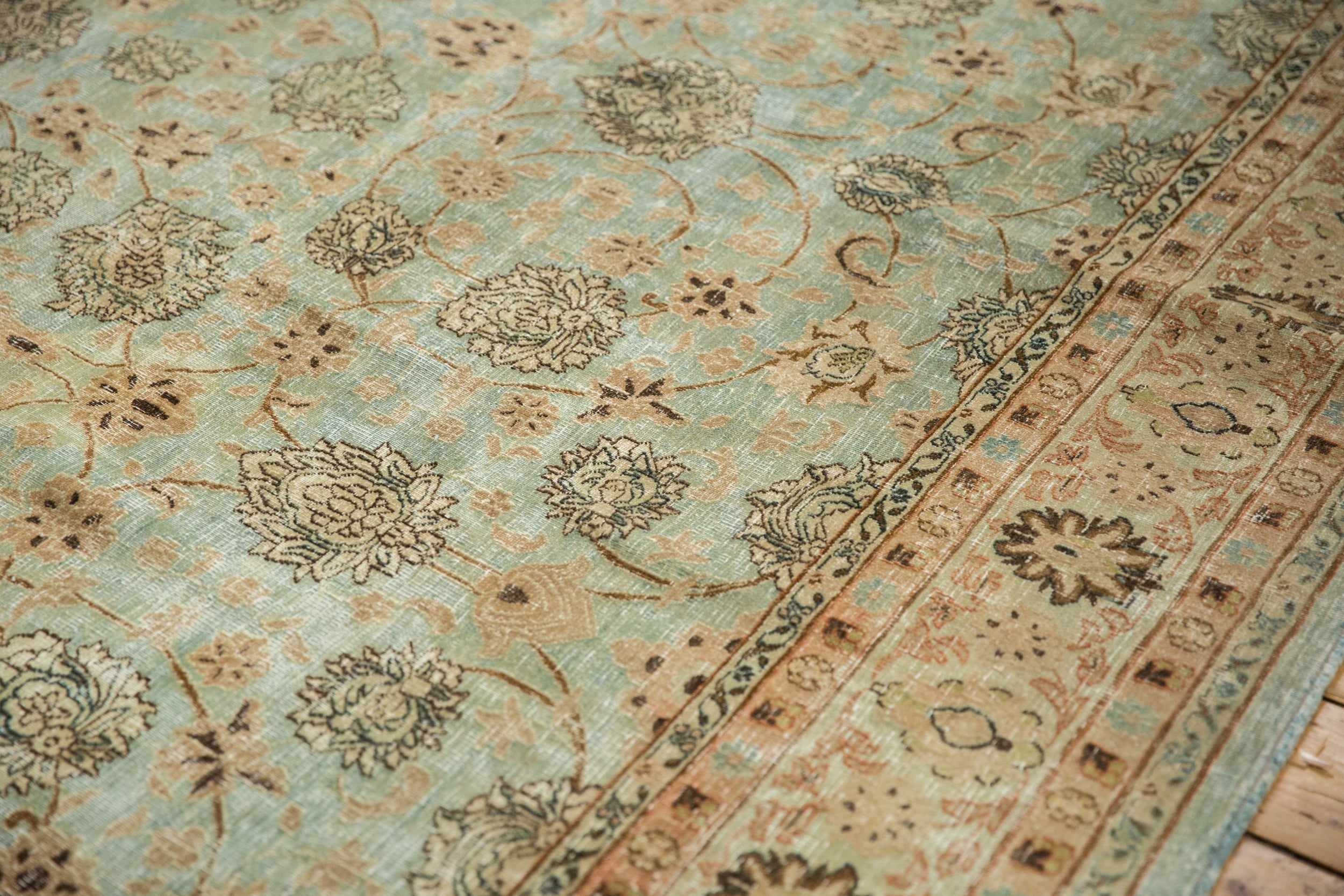 9.5x13 Vintage Distressed Meshed Carpet by Old New House® - product image 4 for Resin Society