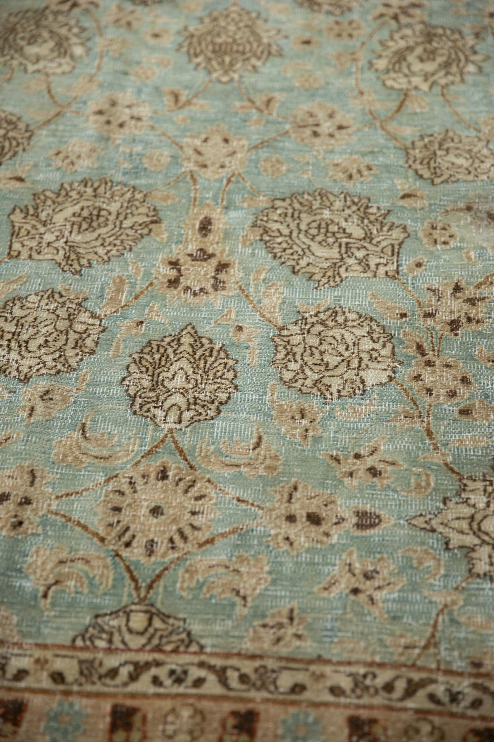 9.5x13 Vintage Distressed Meshed Carpet by Old New House® - product image 11 for Resin Society