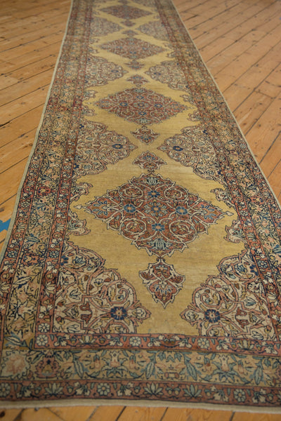 RESERVED 3.5x16 Vintage Tea Washed Kerman Rug Runner