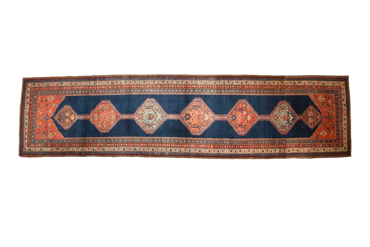 3.5x15 Antique Bijar Rug Runner by Old New House® - main product image for Resin Society