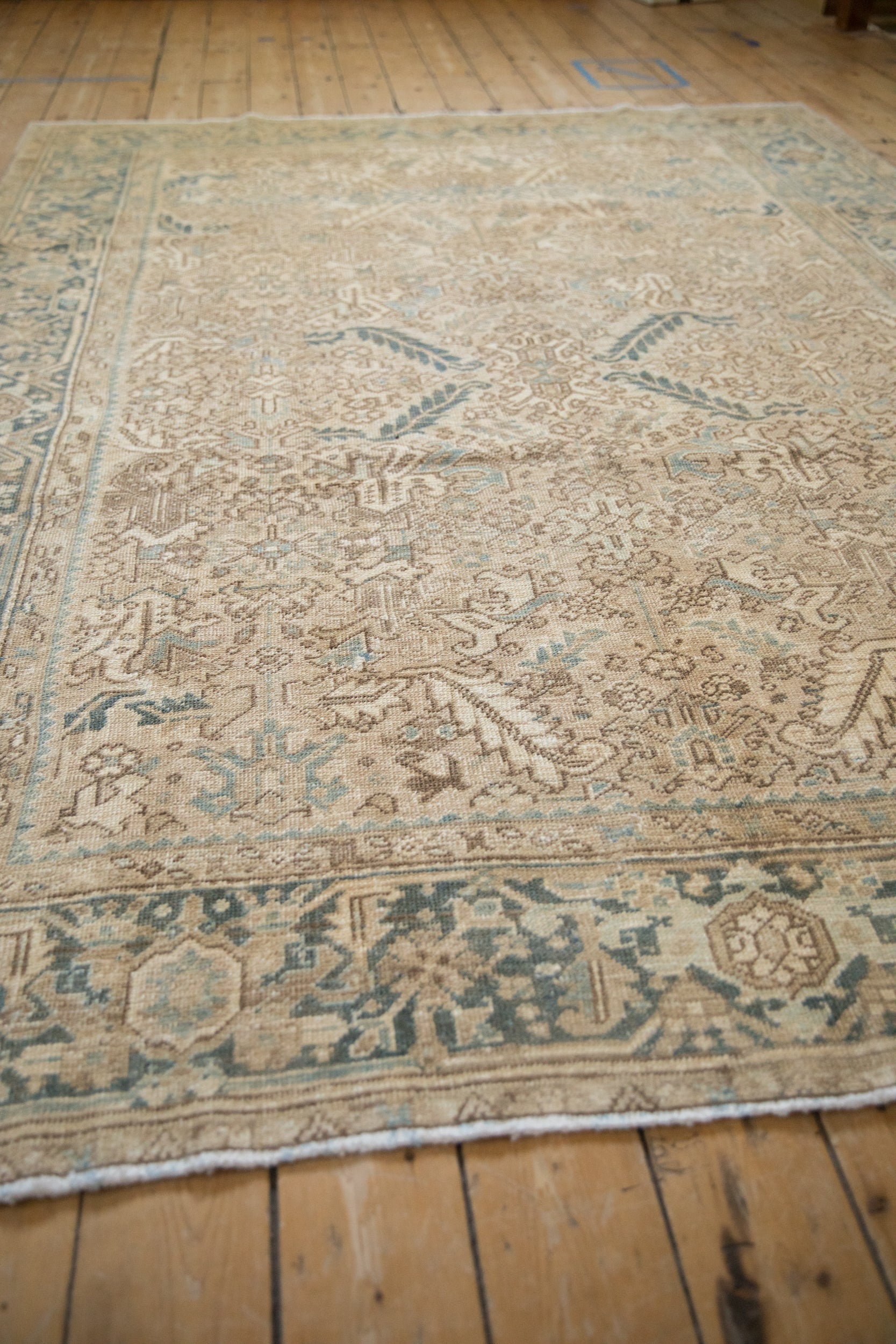 7.5x9.5 Vintage Distressed Heriz Carpet by Old New House® - product image 5 for Resin Society