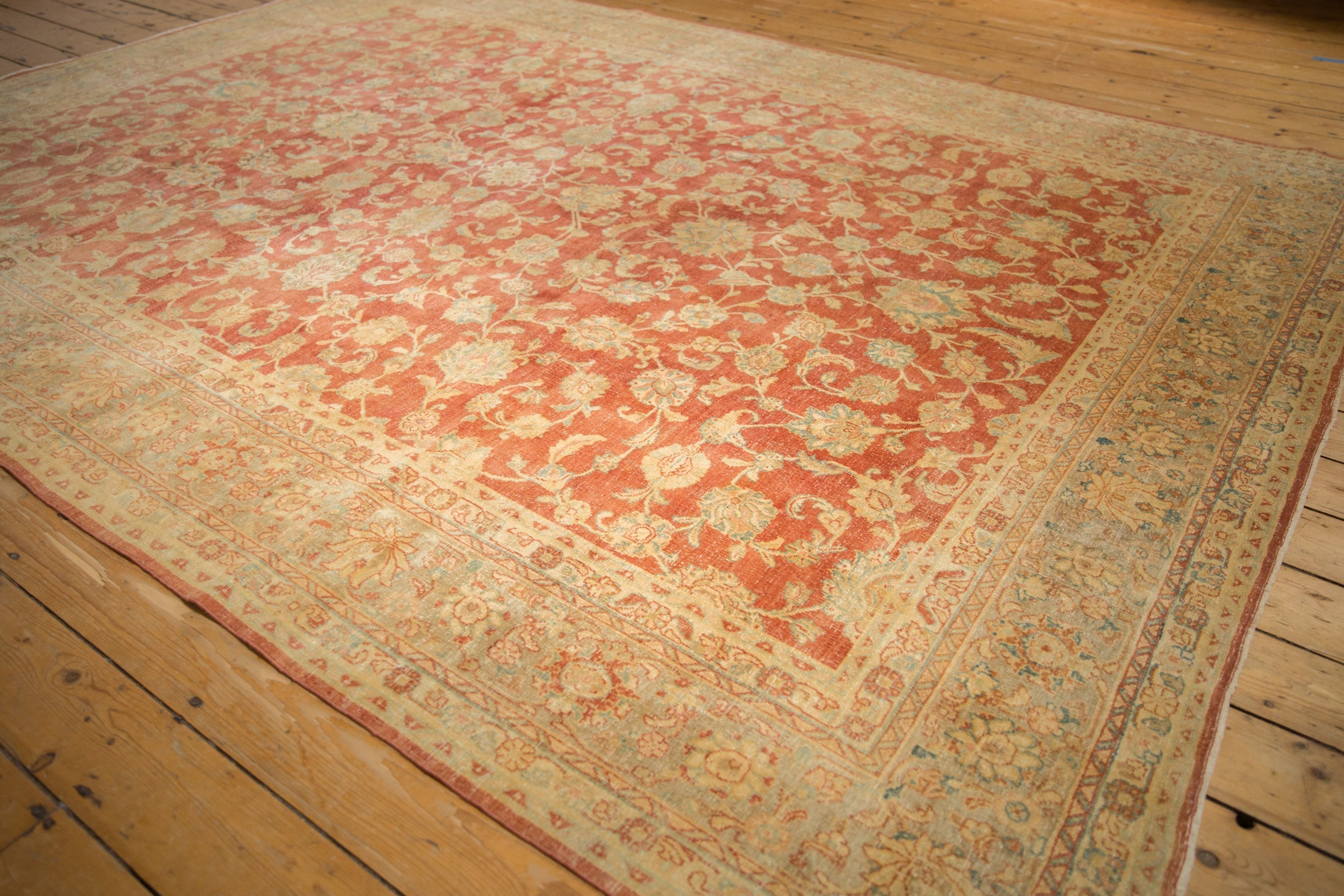 8x11 Vintage Distressed Kashan Carpet by Old New House® - product image 4 for Resin Society