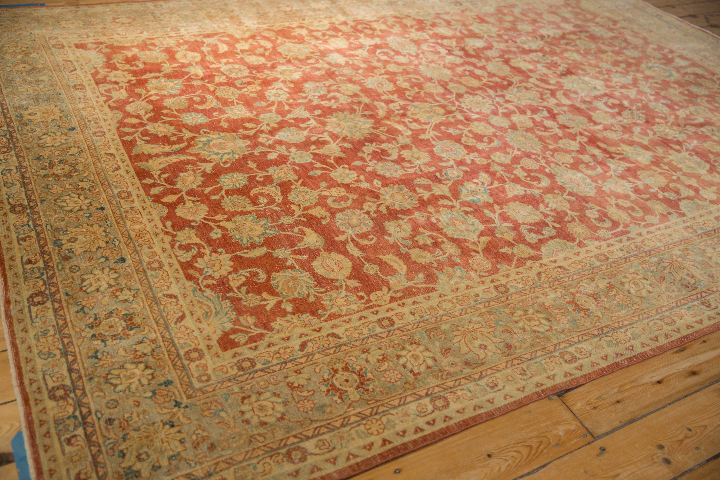 8x11 Vintage Distressed Kashan Carpet by Old New House® - product image 6 for Resin Society