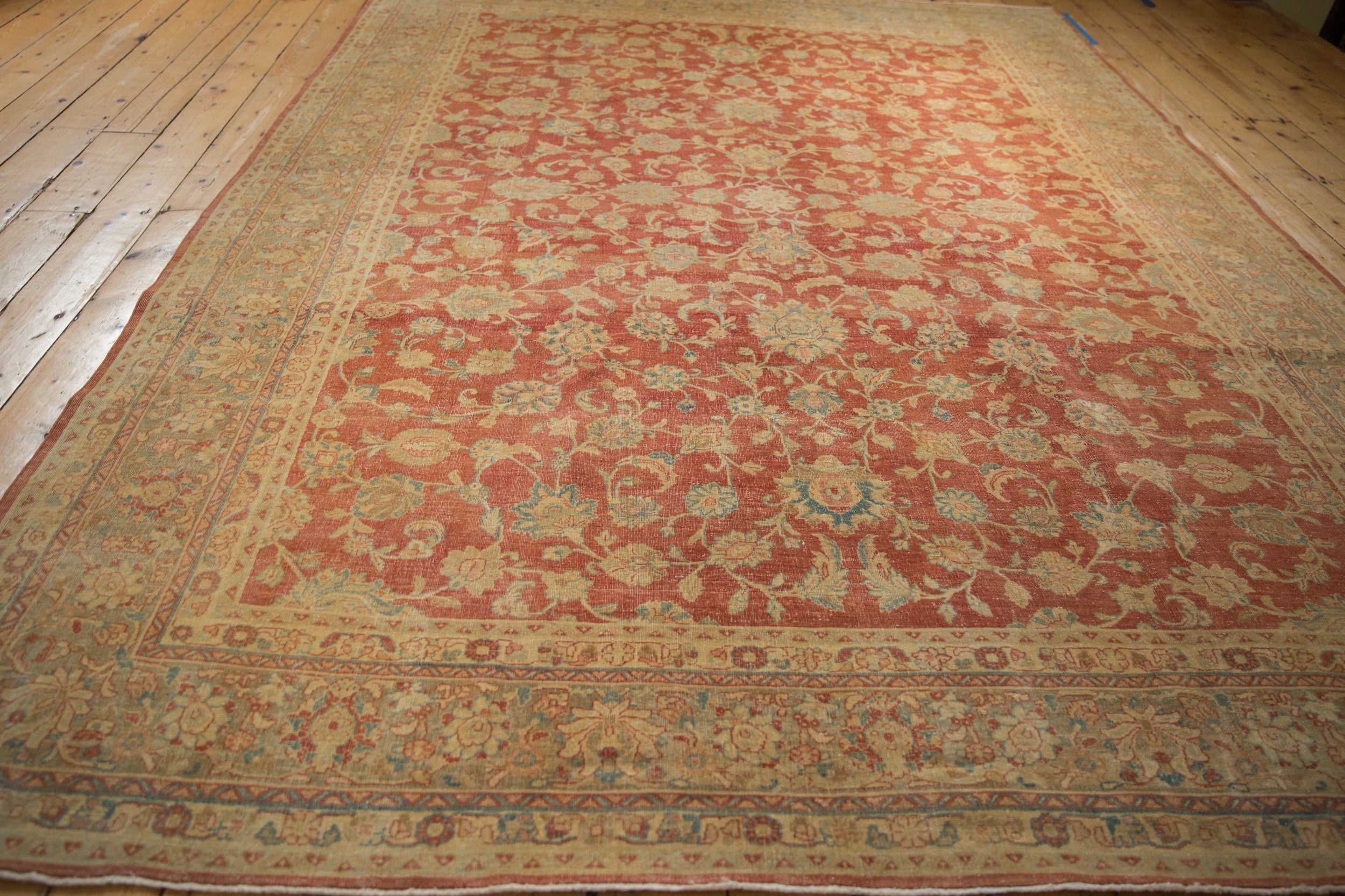 8x11 Vintage Distressed Kashan Carpet by Old New House® - product image 7 for Resin Society