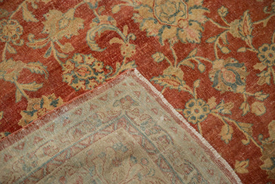 8x11 Vintage Distressed Kashan Carpet by Old New House® - product image 10 for Resin Society