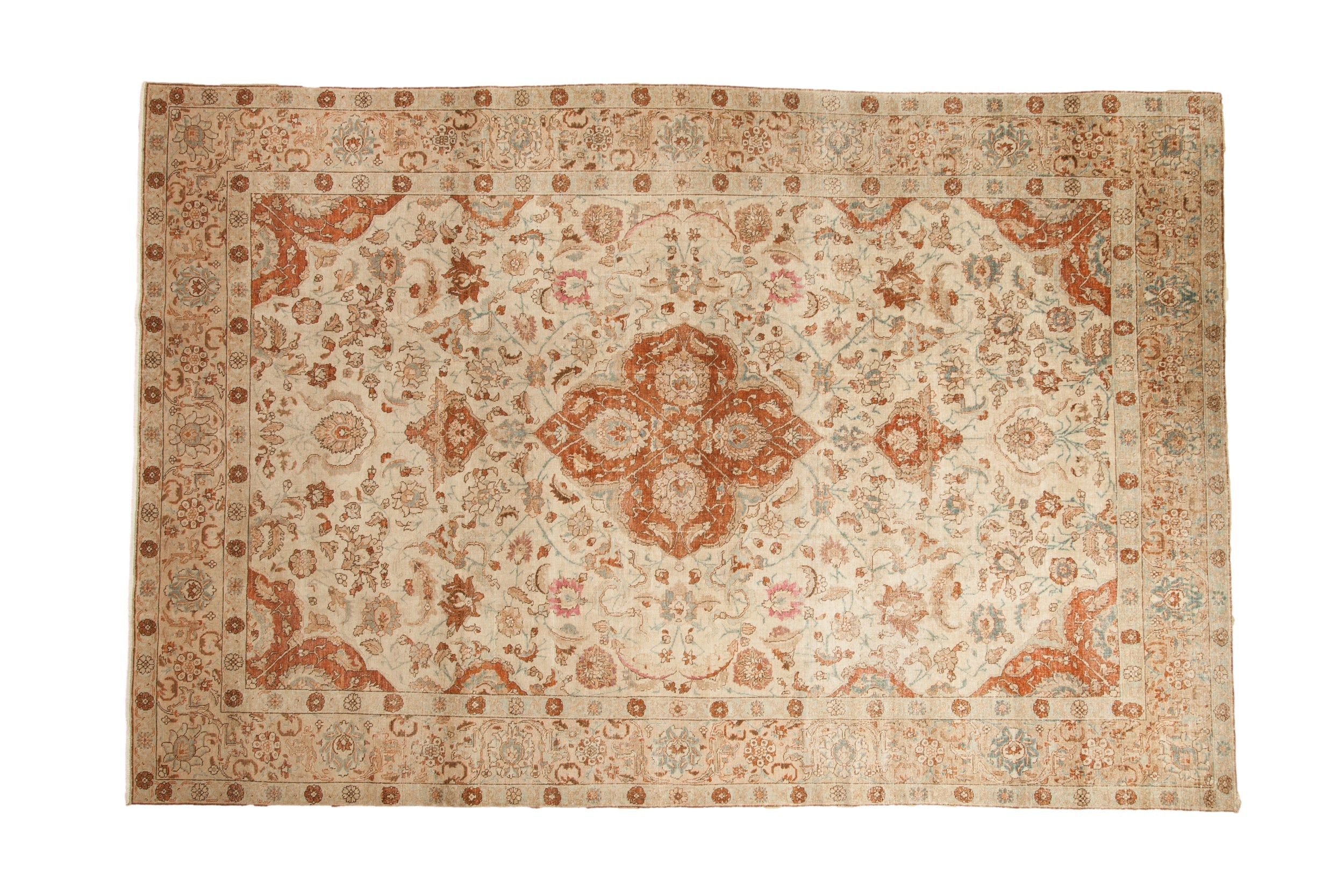 7x11 Vintage Distressed Tabriz Carpet by Old New House® - main product image for Resin Society