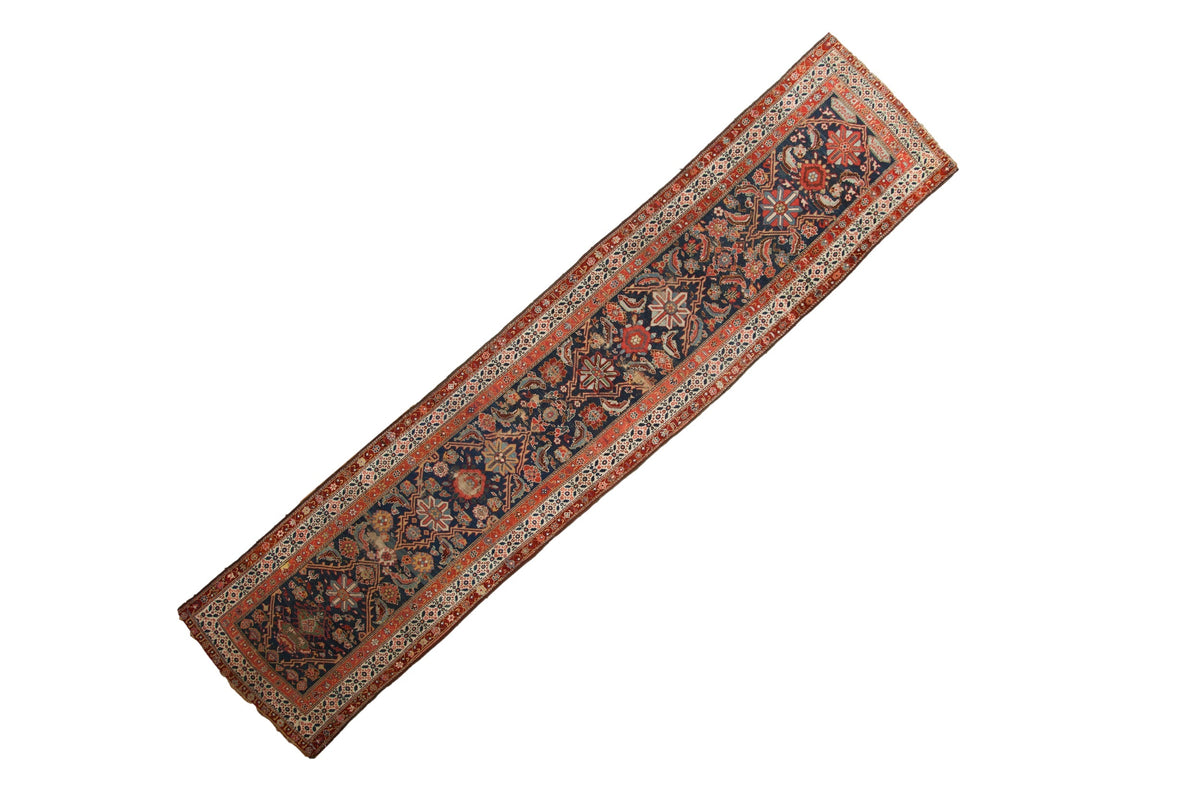 3.5x15.5 Antique Fine Malayer Rug Runner by Old New House® - main product image for Resin Society