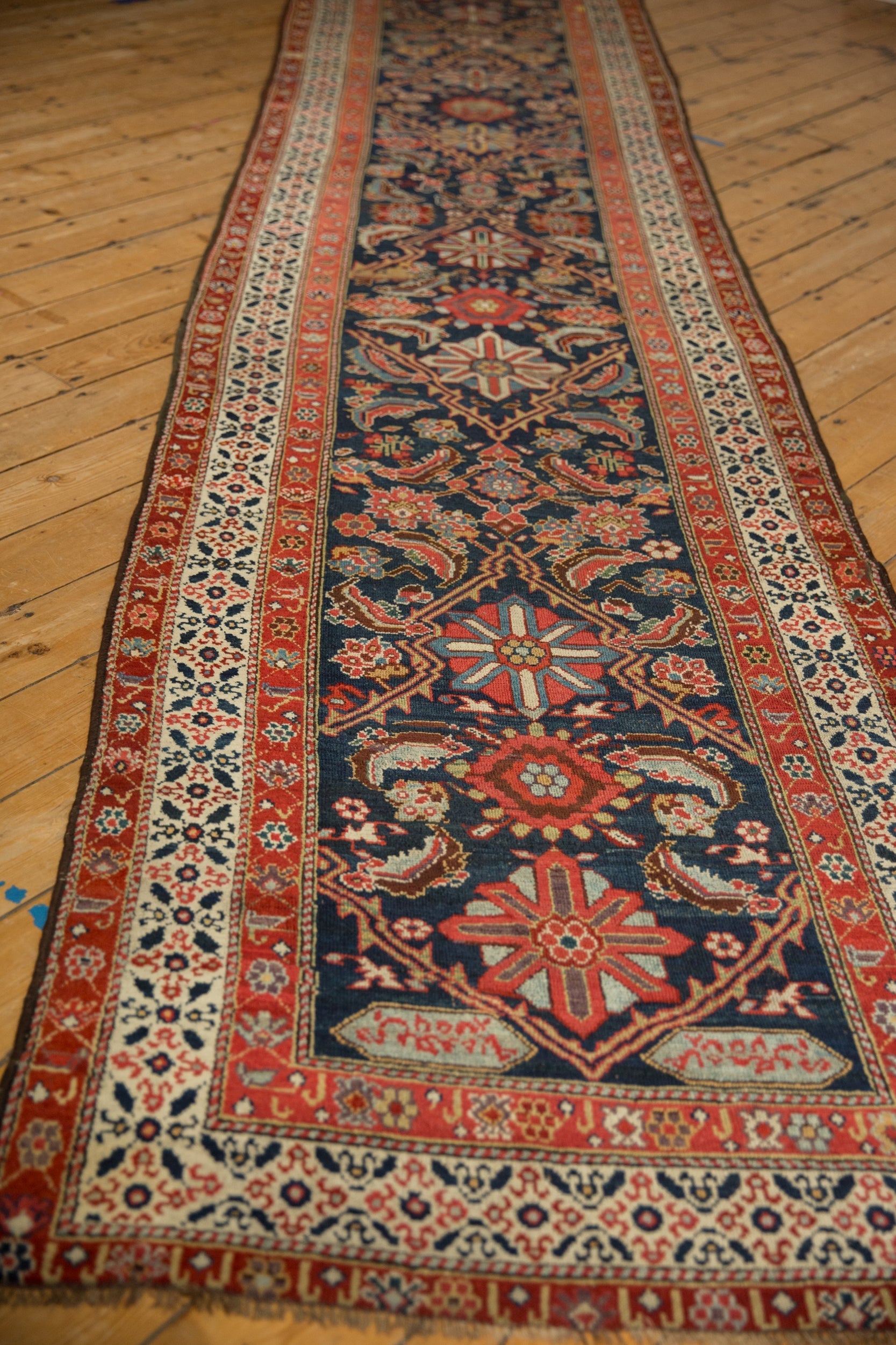 3.5x15.5 Antique Fine Malayer Rug Runner by Old New House® - product image 4 for Resin Society